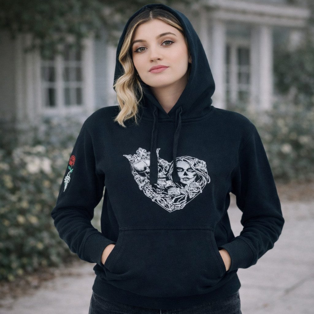 NexGenOutfits Fleecepullover Damen Fleece Kapuzenpullover Pulli Sweatjacke