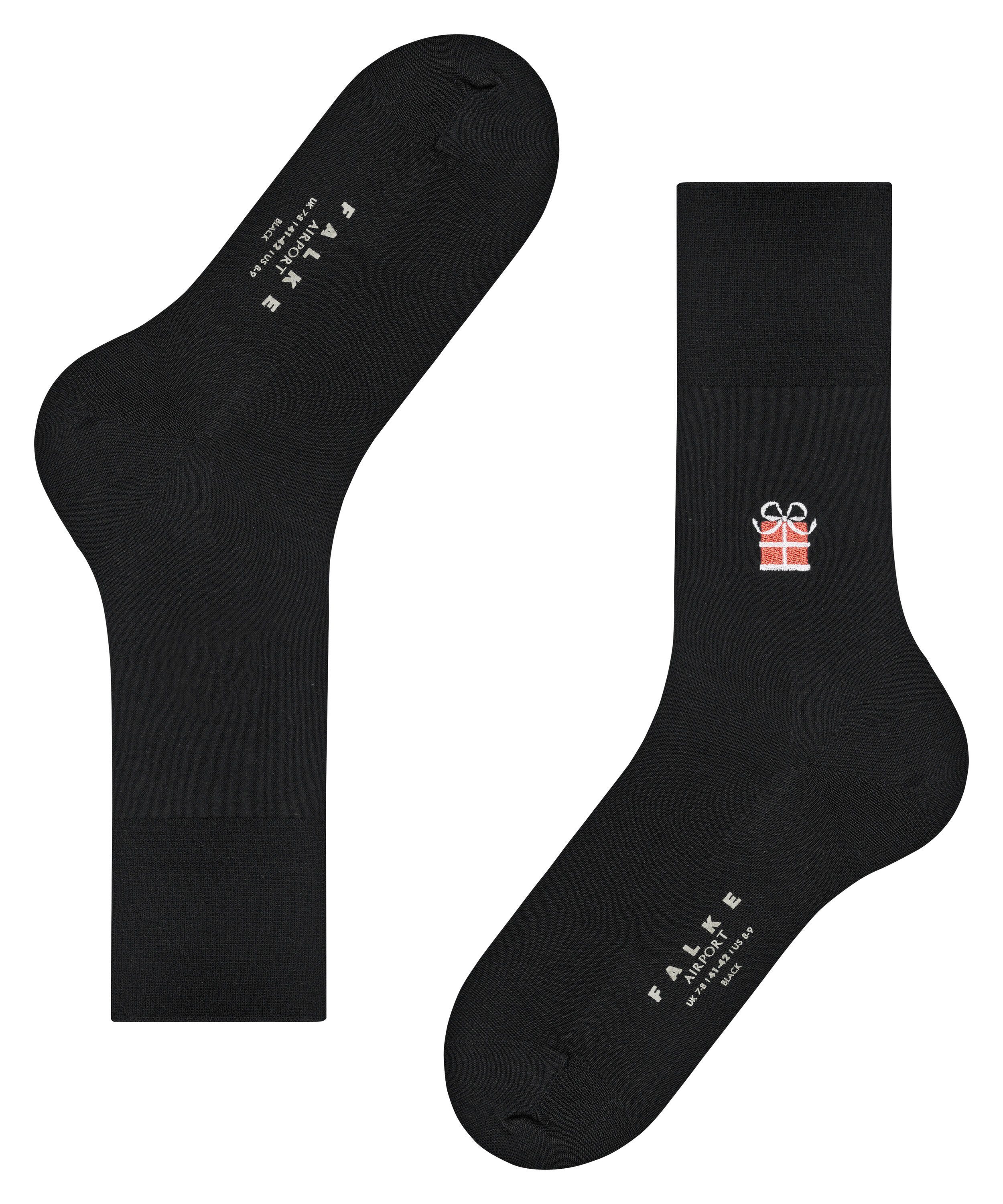 FALKE Airport Socken Gift (1-Paar) Sweet (3000) black