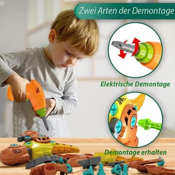 Kind Ja Lernspielzeug Kinderspielzeug,DIY-Dinosaurier-Set,Montage und Lagerung