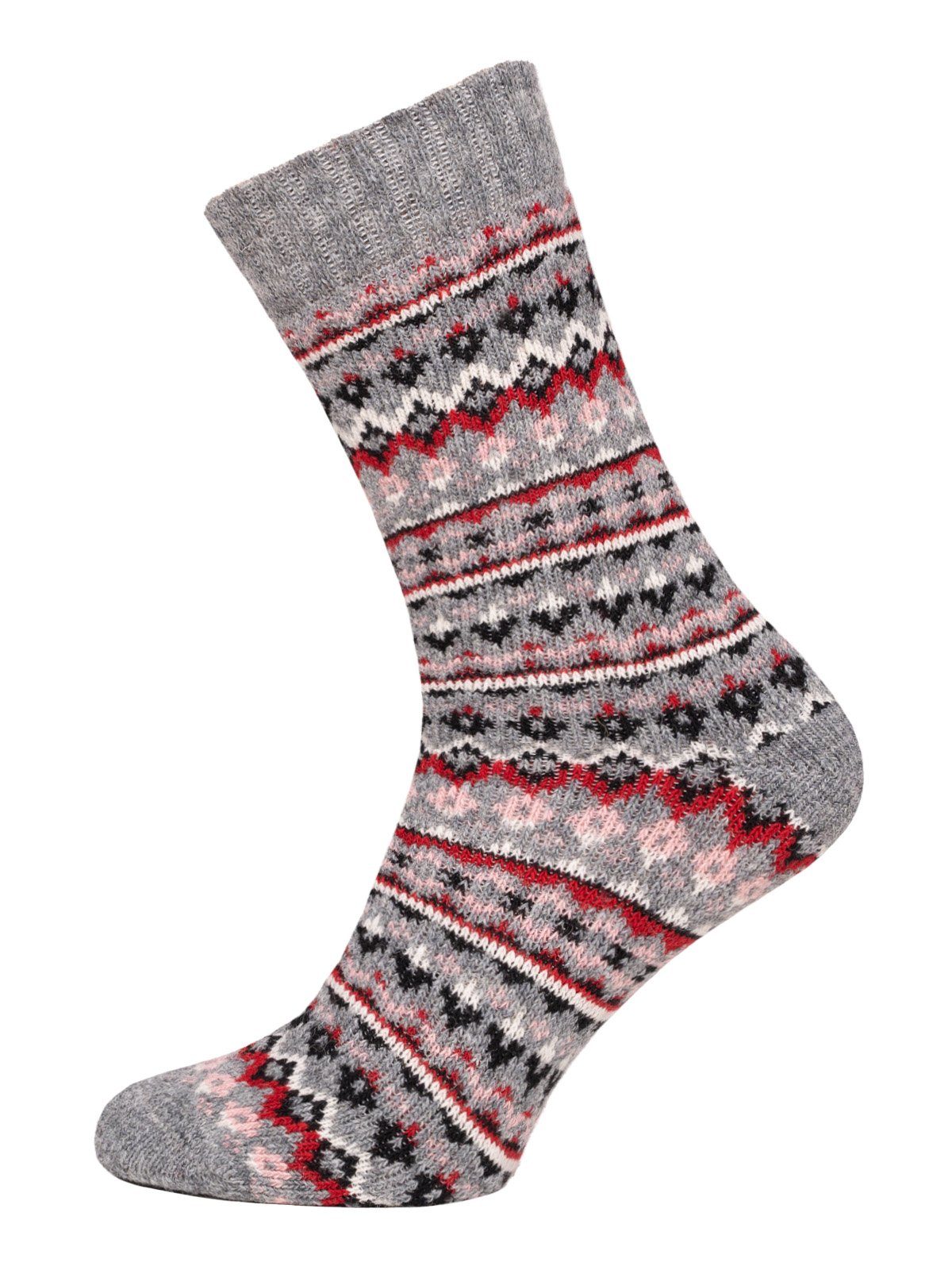 Socken Für Socken Bunten In Warm Dick 45% Hyggelig Grau Herren Mit HomeOfSocks mit Hygge Wollanteil Design Hohem & Socken Wolle Damen Dicke