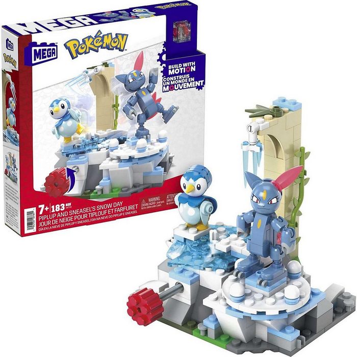 Mattel® Konstruktions-Spielset MEGA Pokémon Plinfas und Sniebels Schneetag
