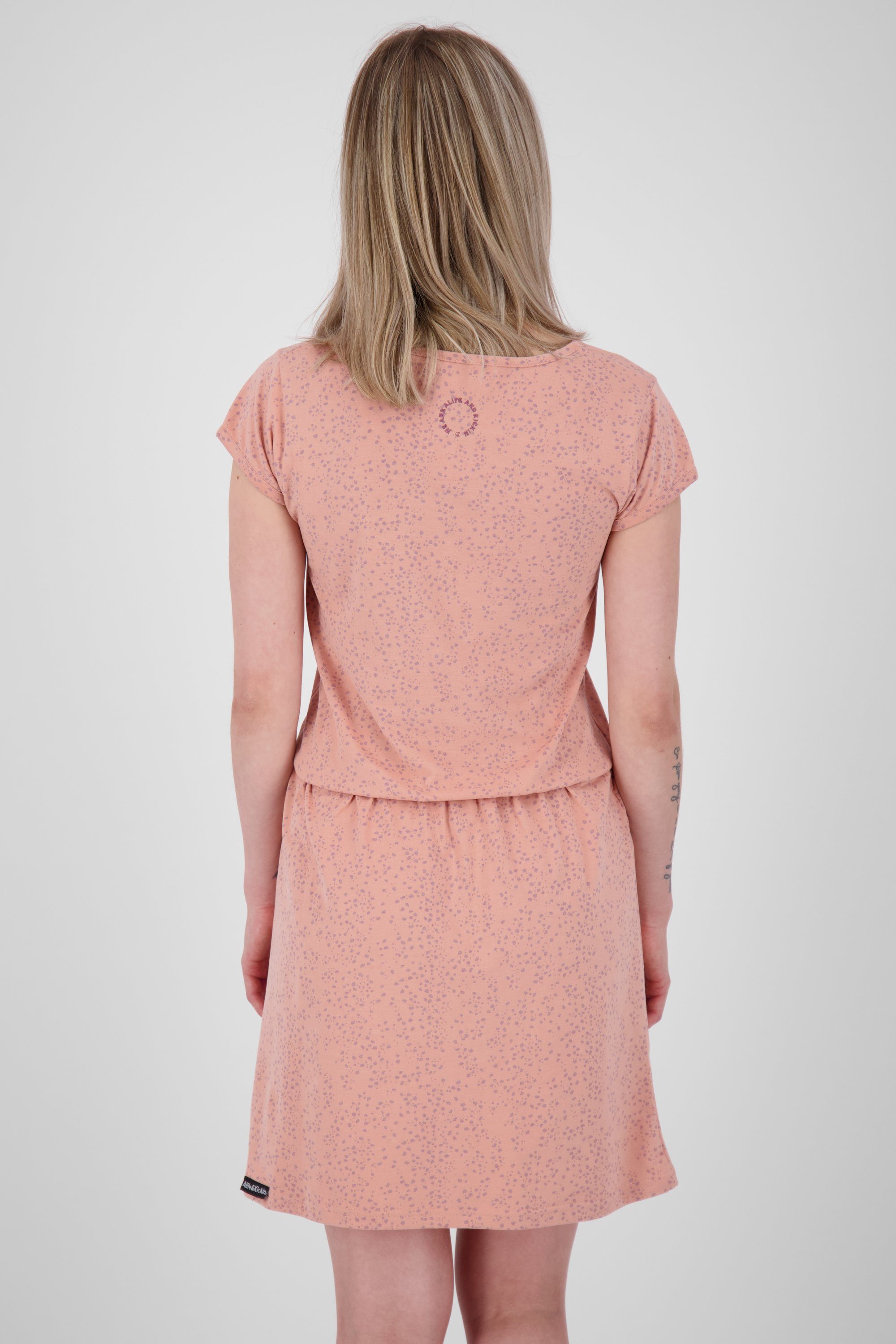Alife & Kickin Shirt mahagonium Sommerkleid, ShannaAK melange Damen B Kleid Blusenkleid Dress
