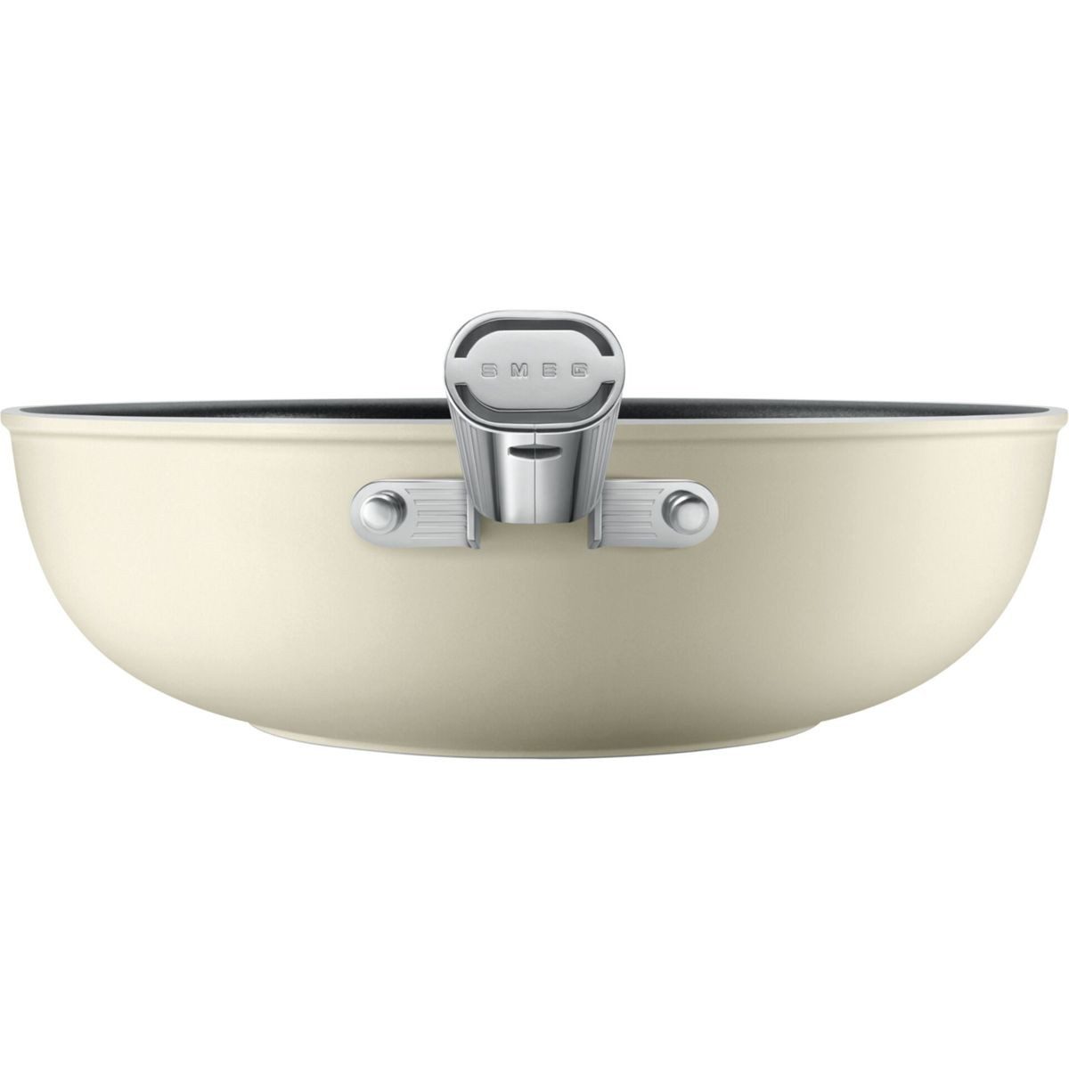 Smeg Kochtopf WOF3002CRM Wok Ø30 cm, Creme – Bild 4 von 5