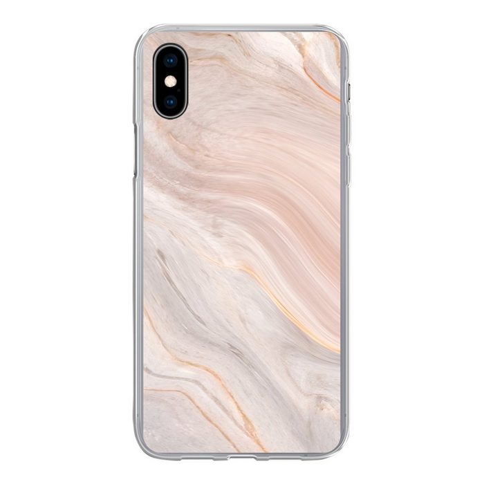MuchoWow Handyhülle Marmor - Muster - Pastell - Abstrakt - Marmoroptik - Luxe Handyhülle Apple iPhone Xs Smartphone-Bumper Print Handy