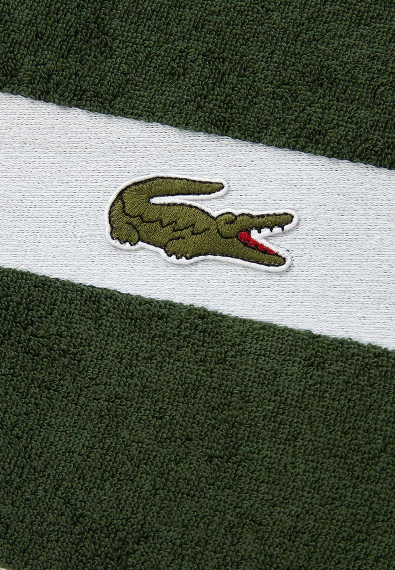 CASUAL, L 100.0% Lacoste Badetuch VERT Baumwolle