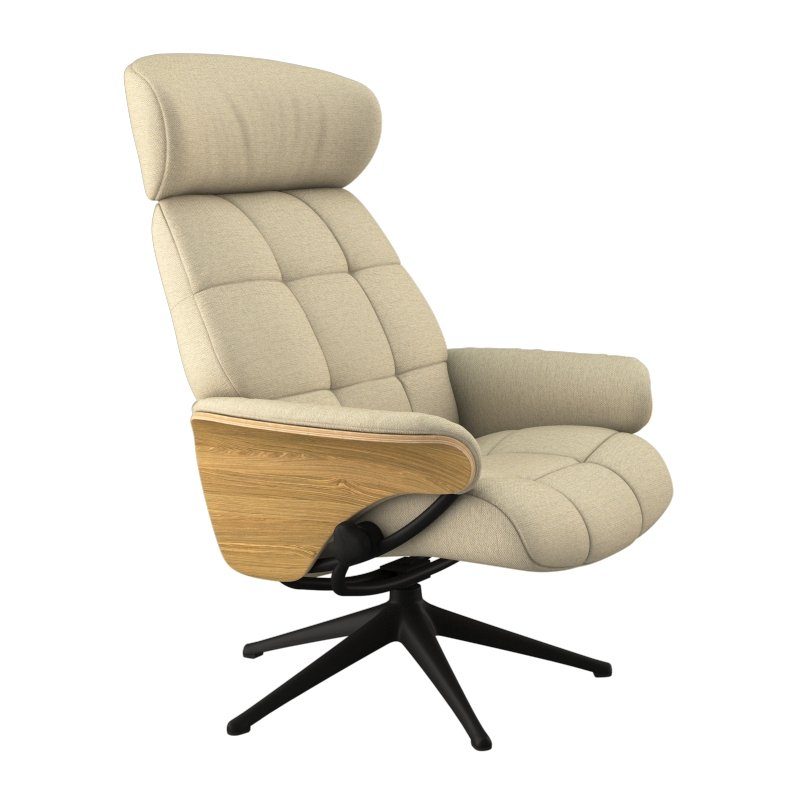 FLEXLUX Relaxsessel Relaxchairs Skagen, Relaxsessel,Hohes Komfort,Ergonomische  Sizhaltung,Rückenverstellung, Modernes skandinavisches Design