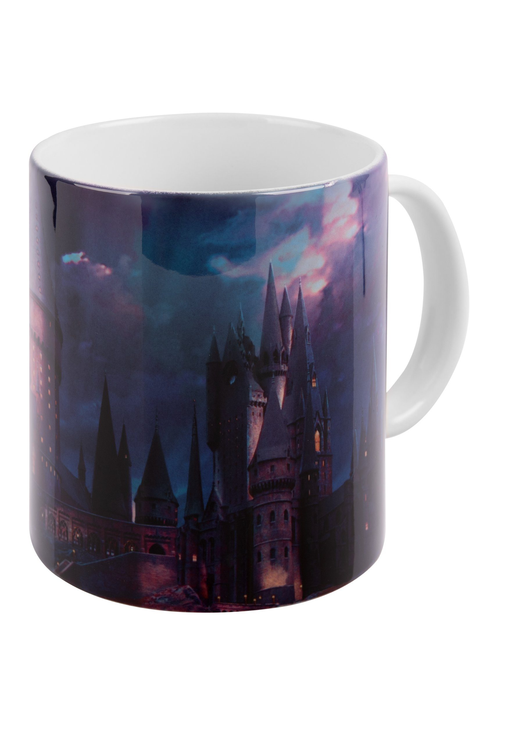 United Labels® Tasse Keramik 320 Hogwarts - ml, Keramik Kaffeetasse Express Tasse aus Potter - Harry