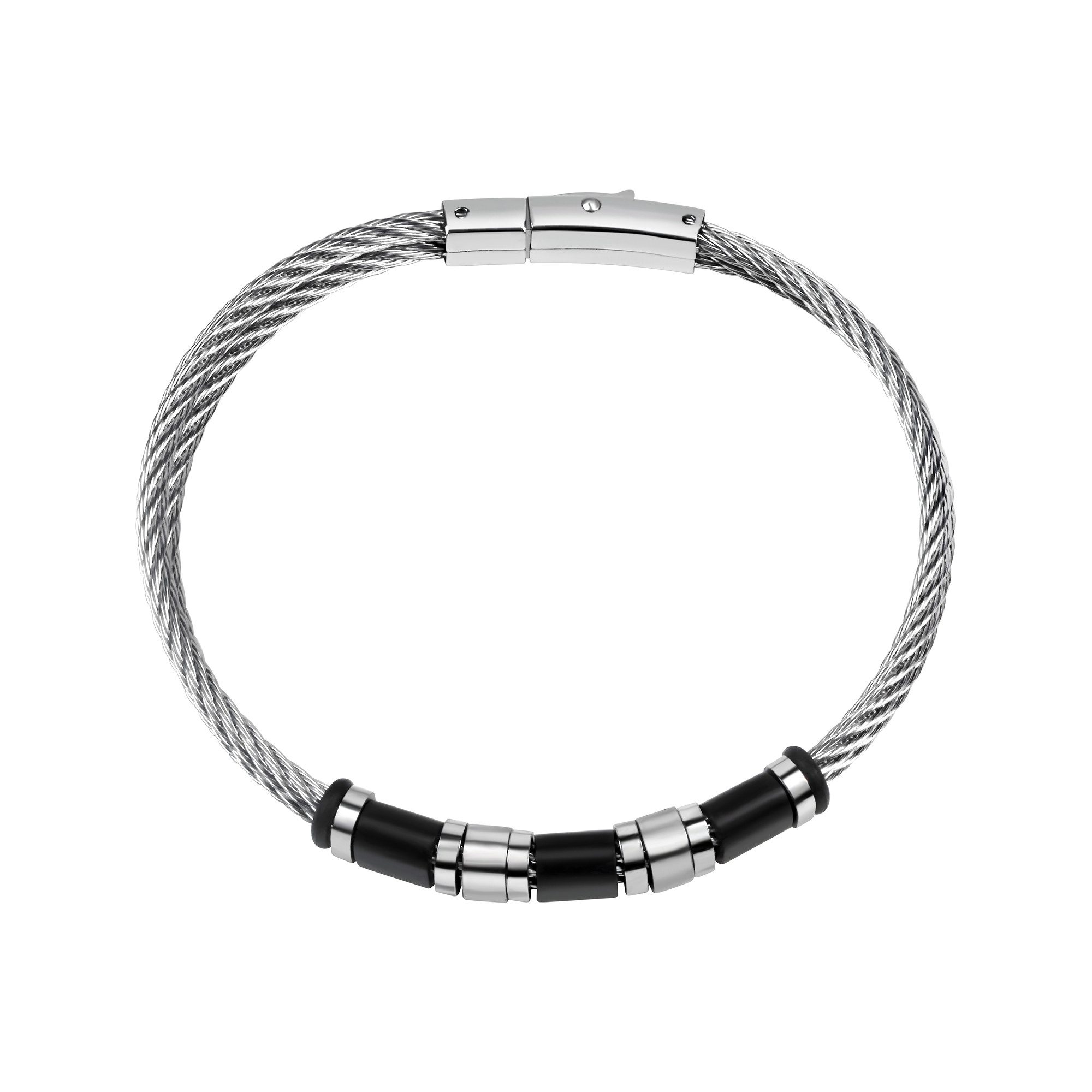 Vivance Armband Edelstahl schwarz PVD beschichtet