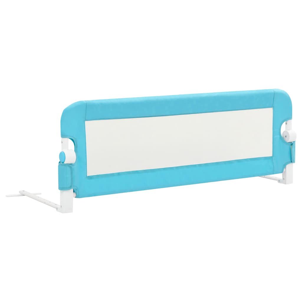 vidaXL Bettschutzgitter Kleinkind-Bettschutzgitter Blau 120x42 cm günstig online kaufen