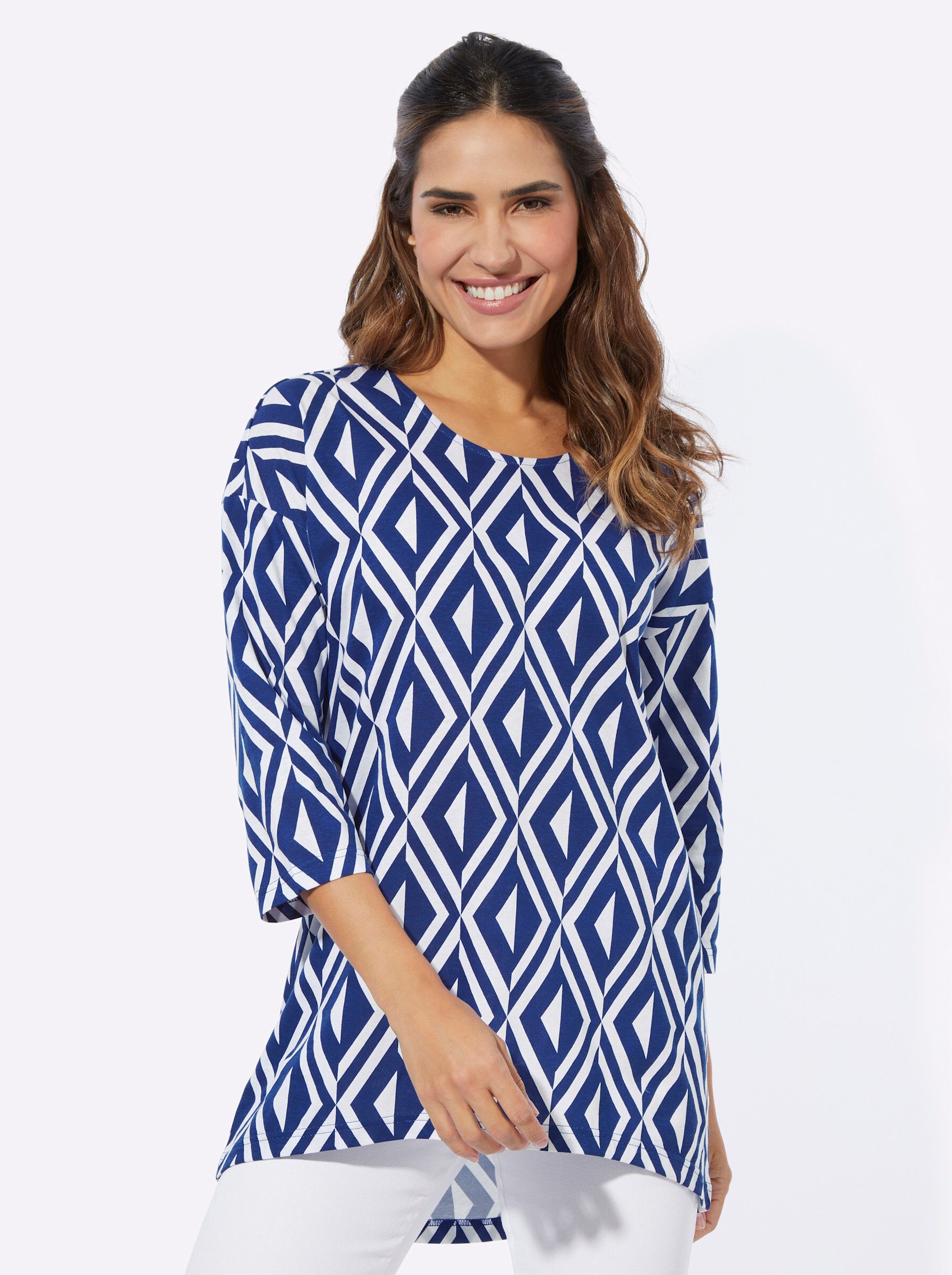 Sieh an! T-Shirt Longshirt 3/4-Arm günstig online kaufen