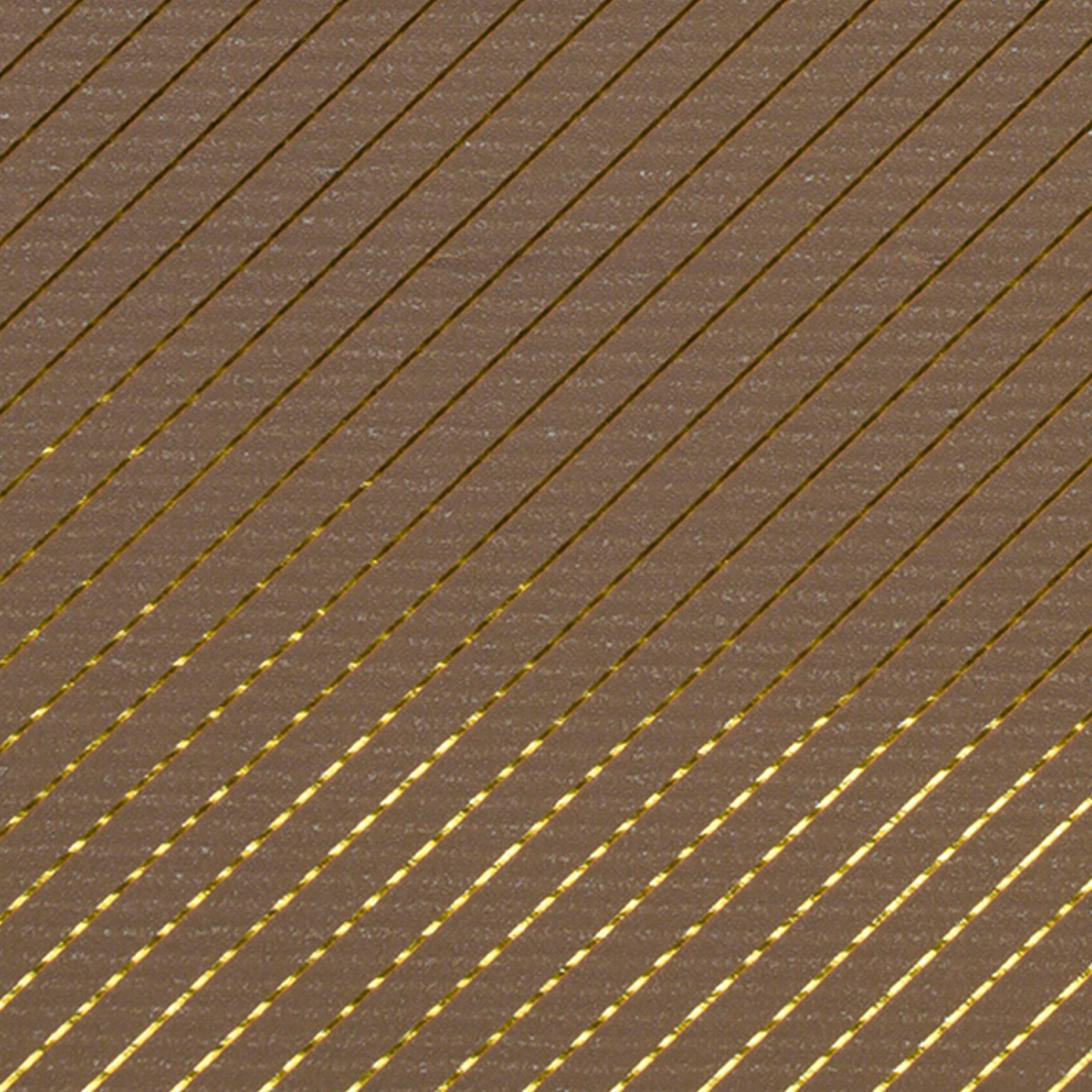 Star Geschenkpapier, Geschenkpapier Streifen Muster 2m x Rolle 70cm gold taupe 