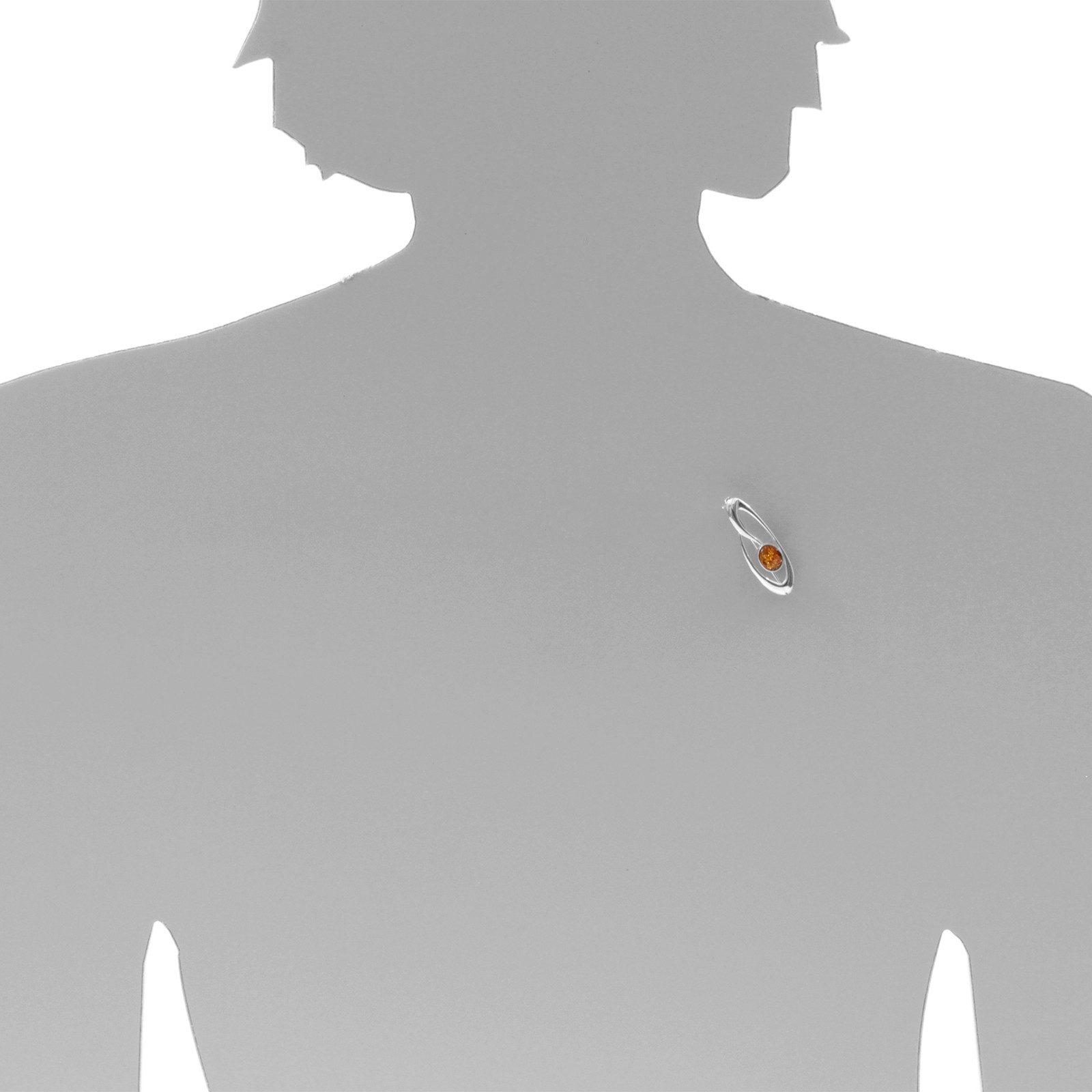 OSTSEE-SCHMUCK Brosche Ostsee-Schmuck Brosche Wilma Brosche Wilma günstig online kaufen