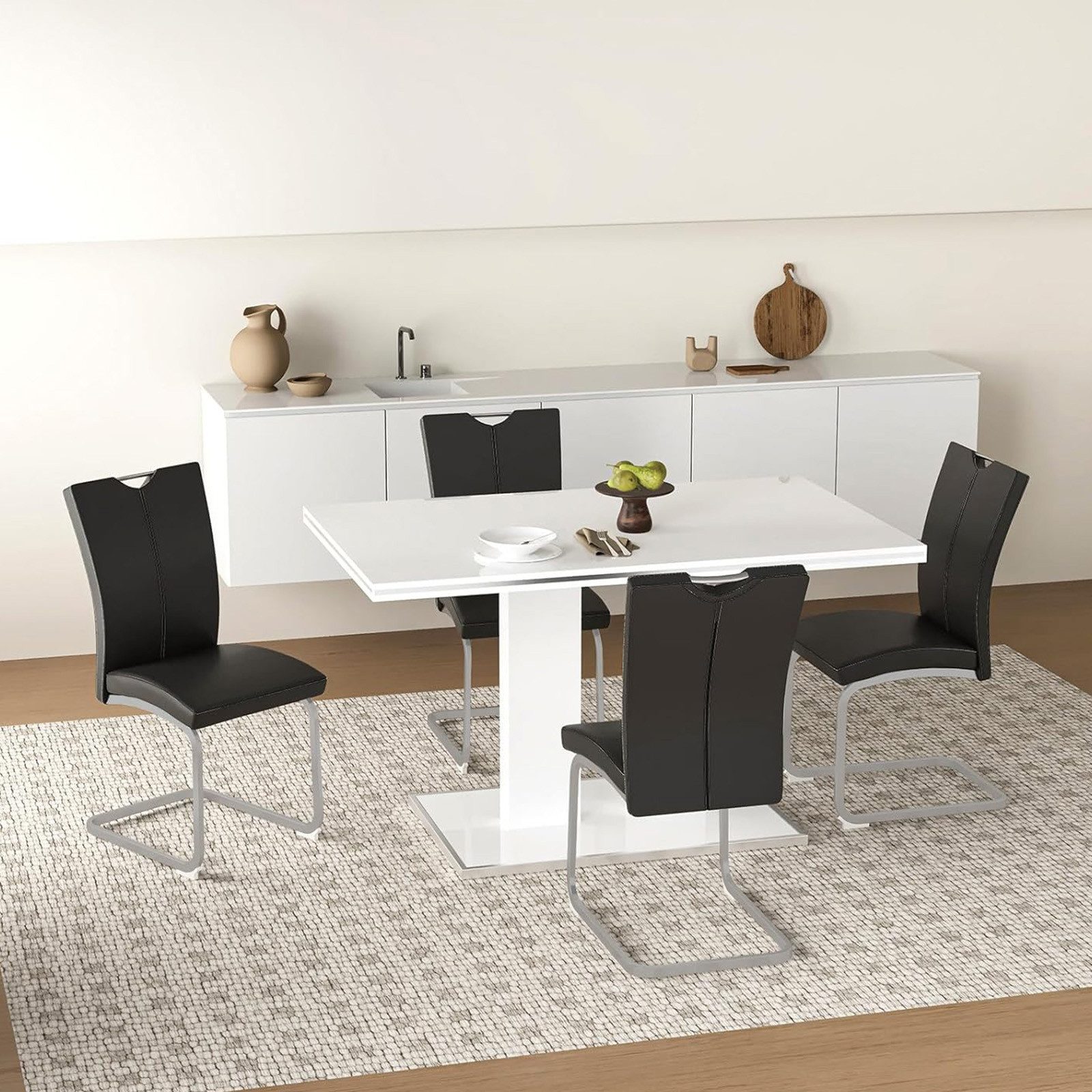 HTI-Living Freischwinger Schwingstuhl 4er Set Jean günstig online kaufen