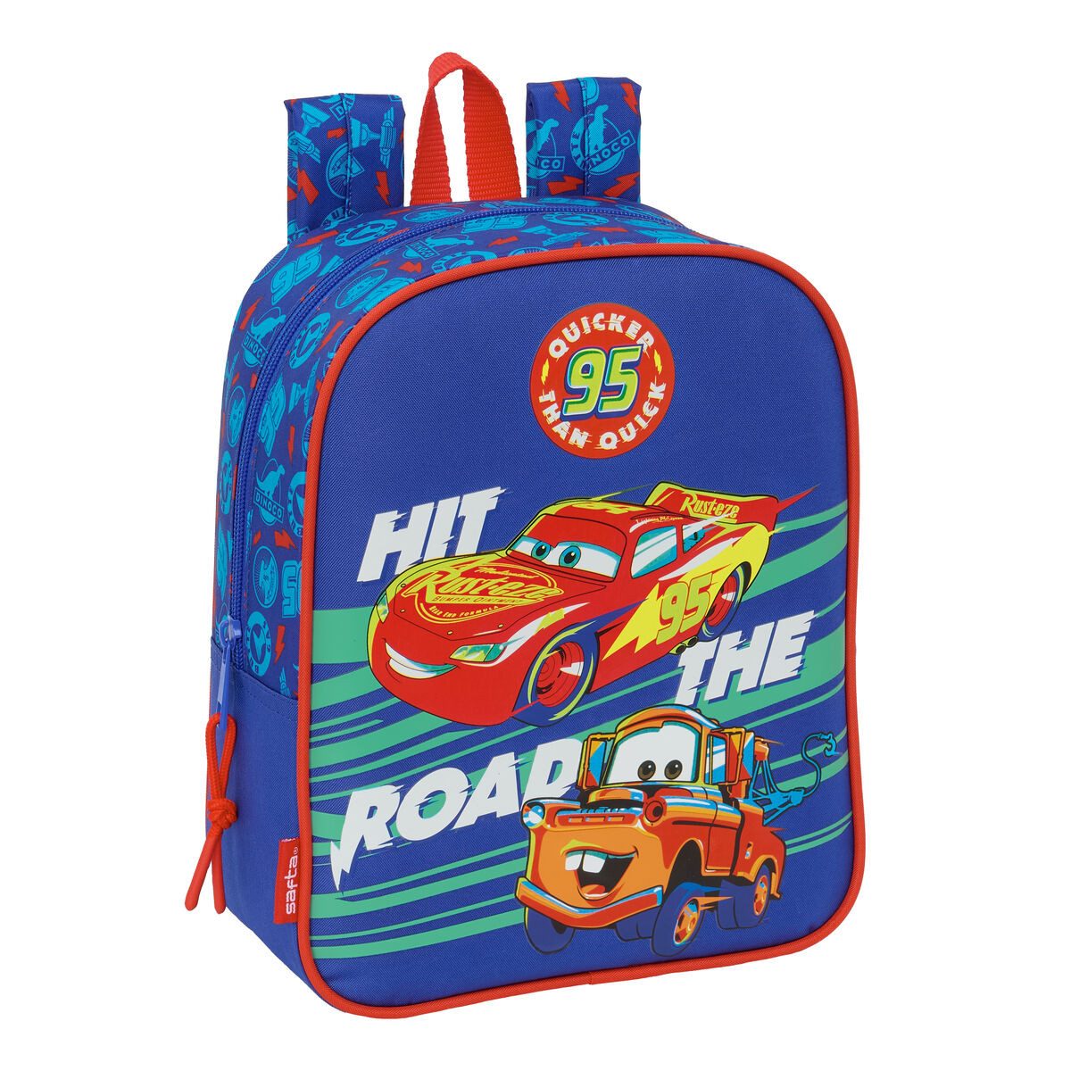 Rucksack 22 x 27 x 10 cm Kinder Rucksack Cars Bunt 22x27x10 cm
