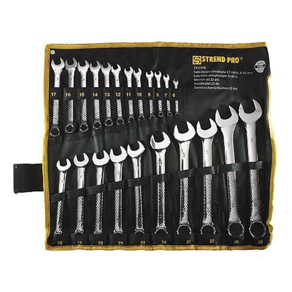 PROREGAL® Steckschlüssel Schlüsselsatz Set 22 PCs, 6-32mm DIN 3113A
