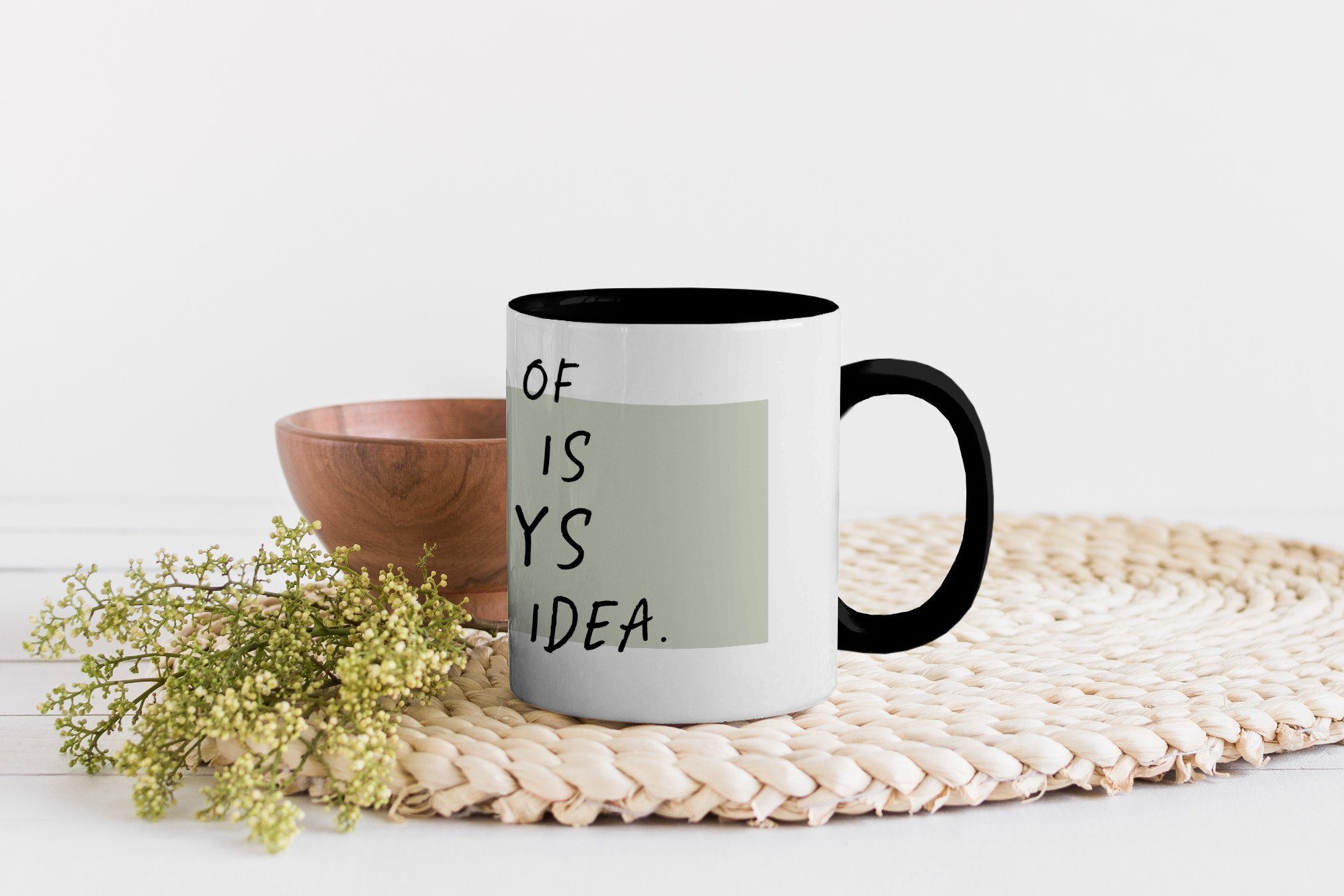 Zitate Sprichwörter eine Zaubertasse, Geschenk MuchoWow -, Tasse Keramik, gute immer Eine Kaffee Idee Teetasse, Farbwechsel, Tasse - - ist Kaffeetassen,