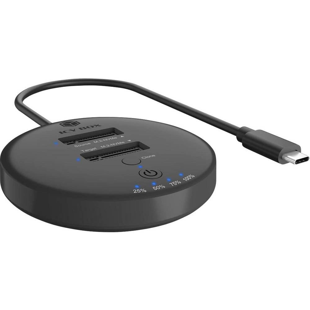 ICY BOX Festplatten-Dockingstation IB-1612MCL-C31 USB-C® M.2 PCIe NVMe Klon-/Dockingstation 61177
