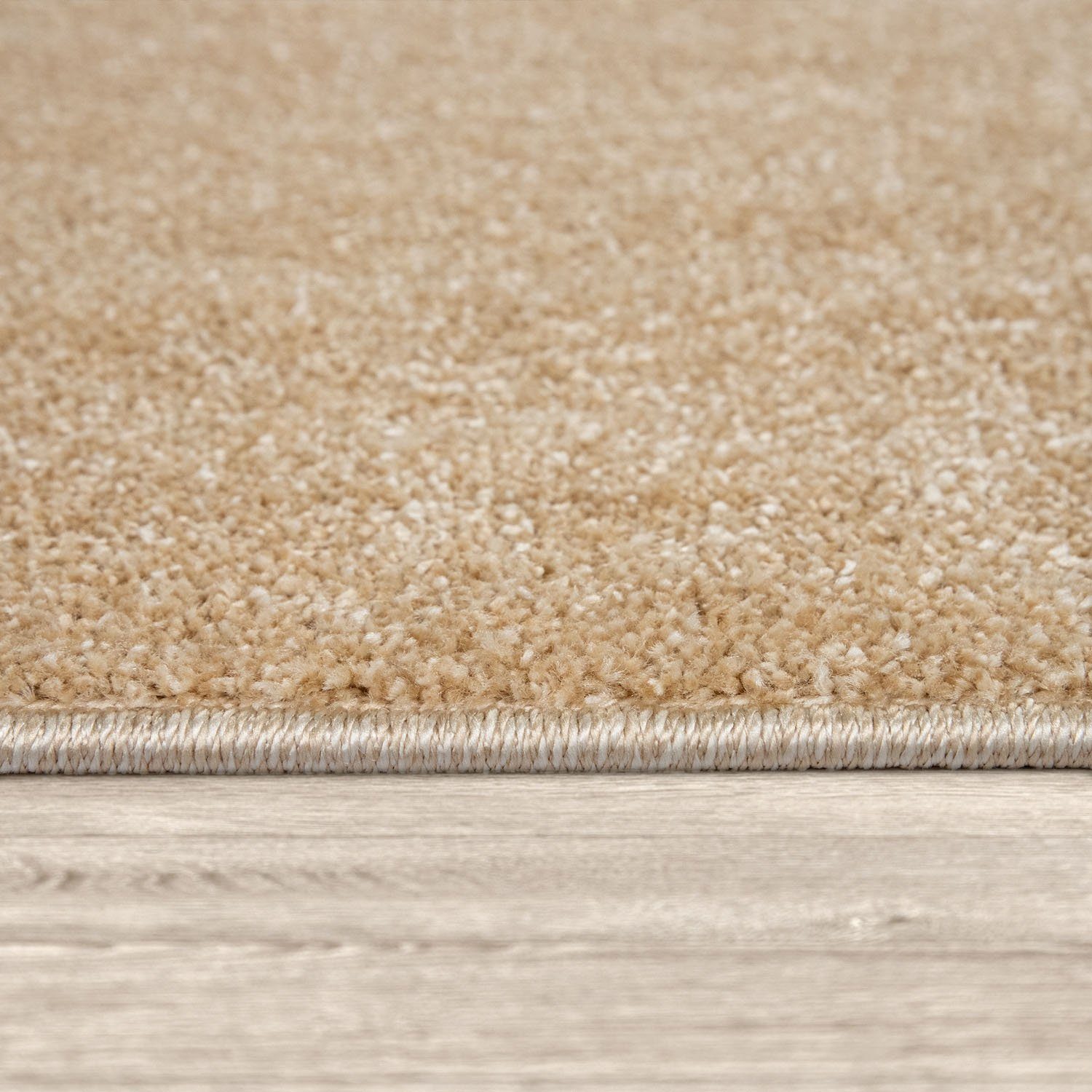 Paco Home Teppich Porto 890, rechteckig, Höhe: 13 mm, Kurzflor, Uni-Farben, ideal im Wohnzimmer & Schlafzimmer