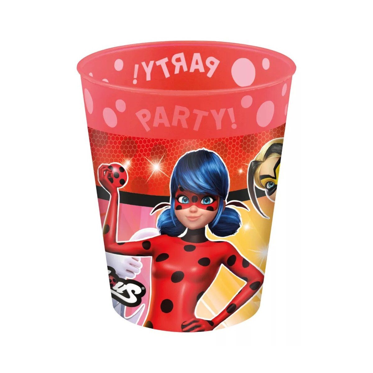 Miraculous - Ladybug Trinkflasche Miraculous Geschichten von Ladybug und Cat Noir Hero Mikro