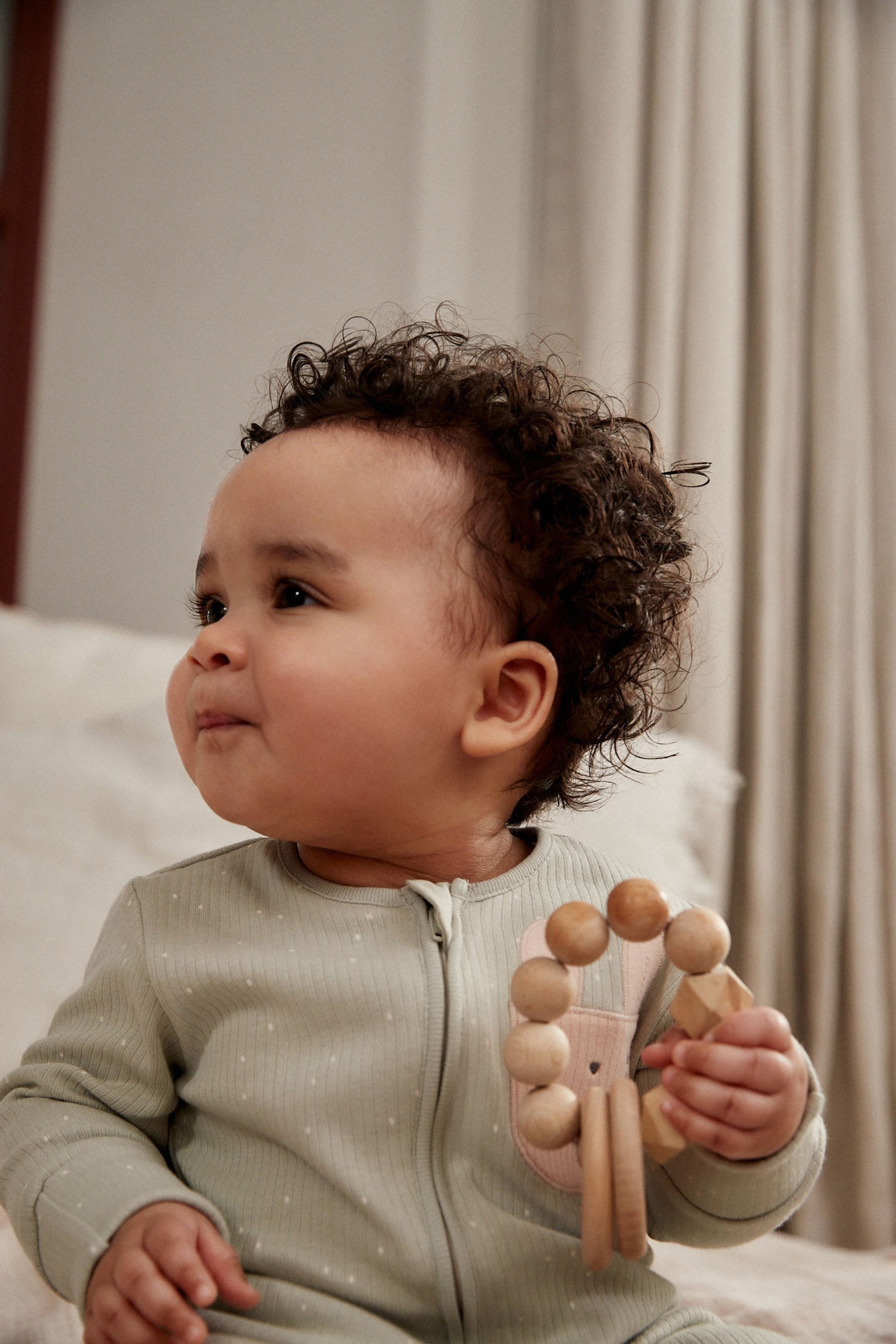 Next Schlafoverall Fußlose Baby-Schlafanzüge mit RV, 3er-Pack (3-tlg)