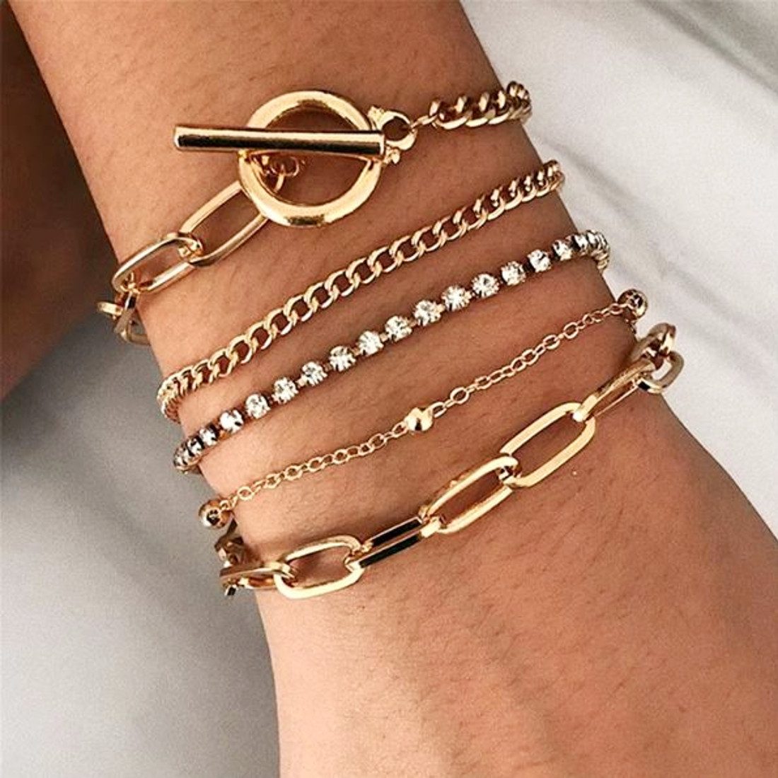 KARMA Armband Set 5tlg. Armbandset Armband günstig online kaufen