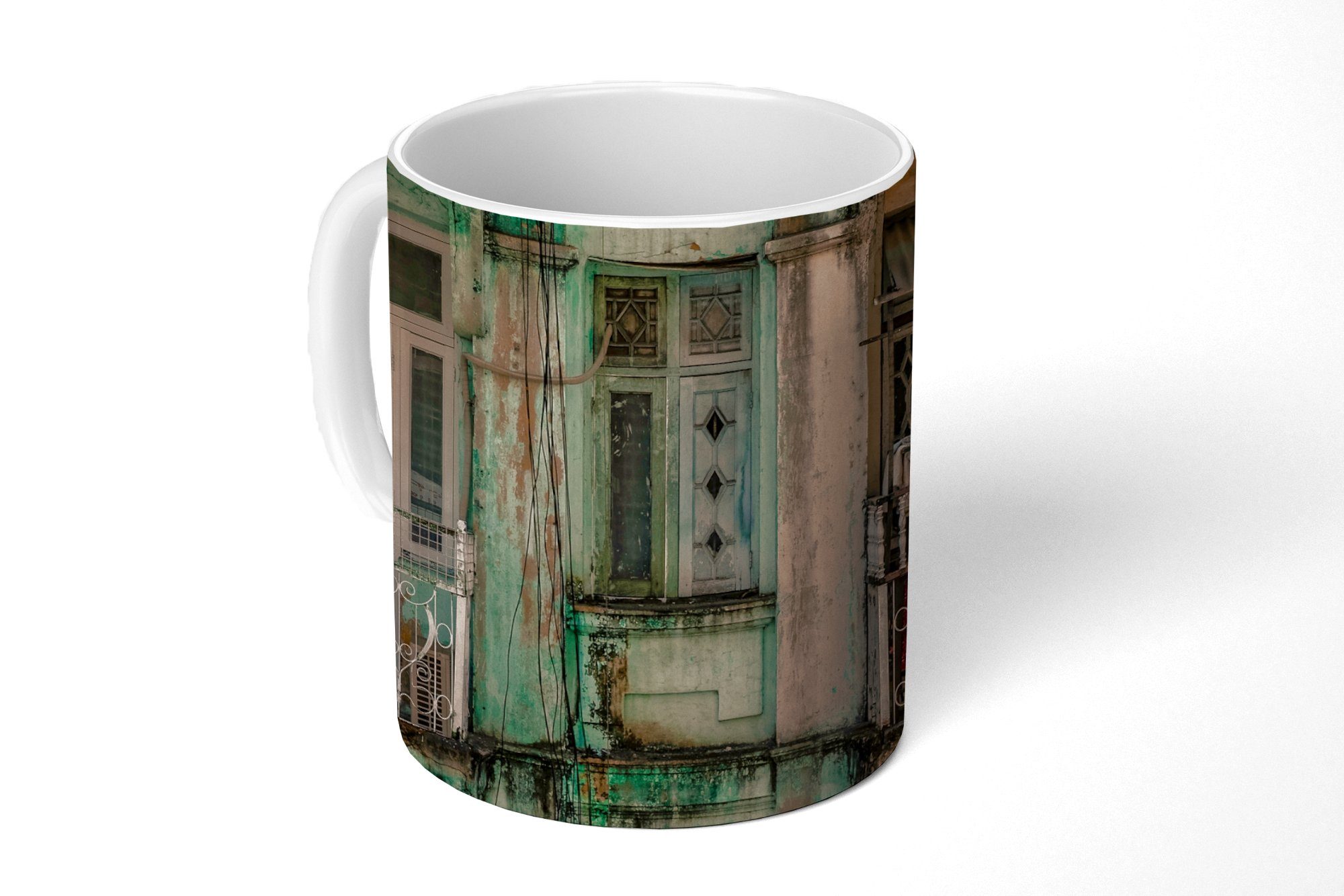 Keramik, - Architektur, Türen Becher, Teetasse, Tasse Kaffeetassen, - Wohnungen Vintage Teetasse, Geschenk - MuchoWow