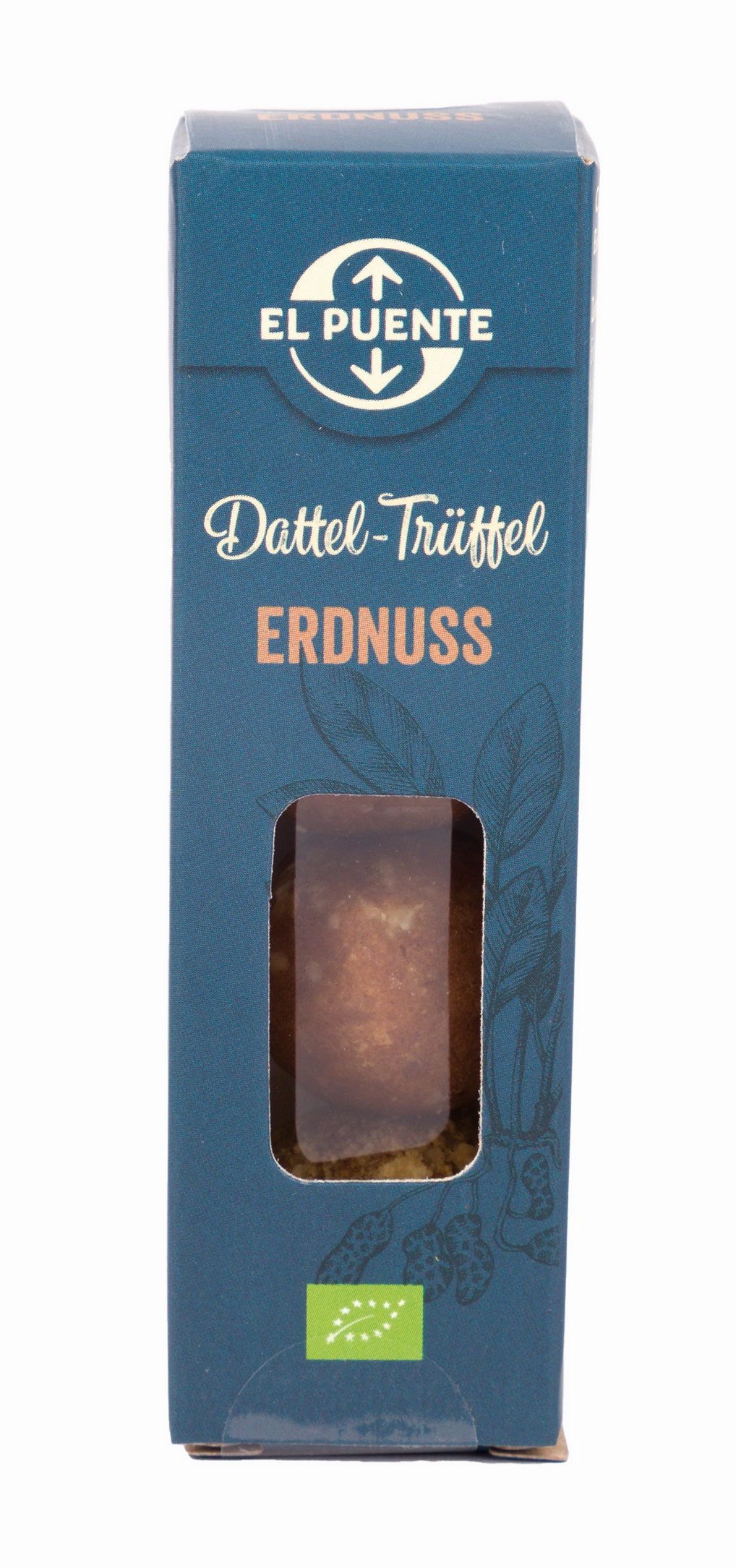 El Puente Nüsse Vegane Bio-Mini-Dattel-Trüffel mit Erdnuss, Fair Trade, Vegan, Bio, Fair Trade