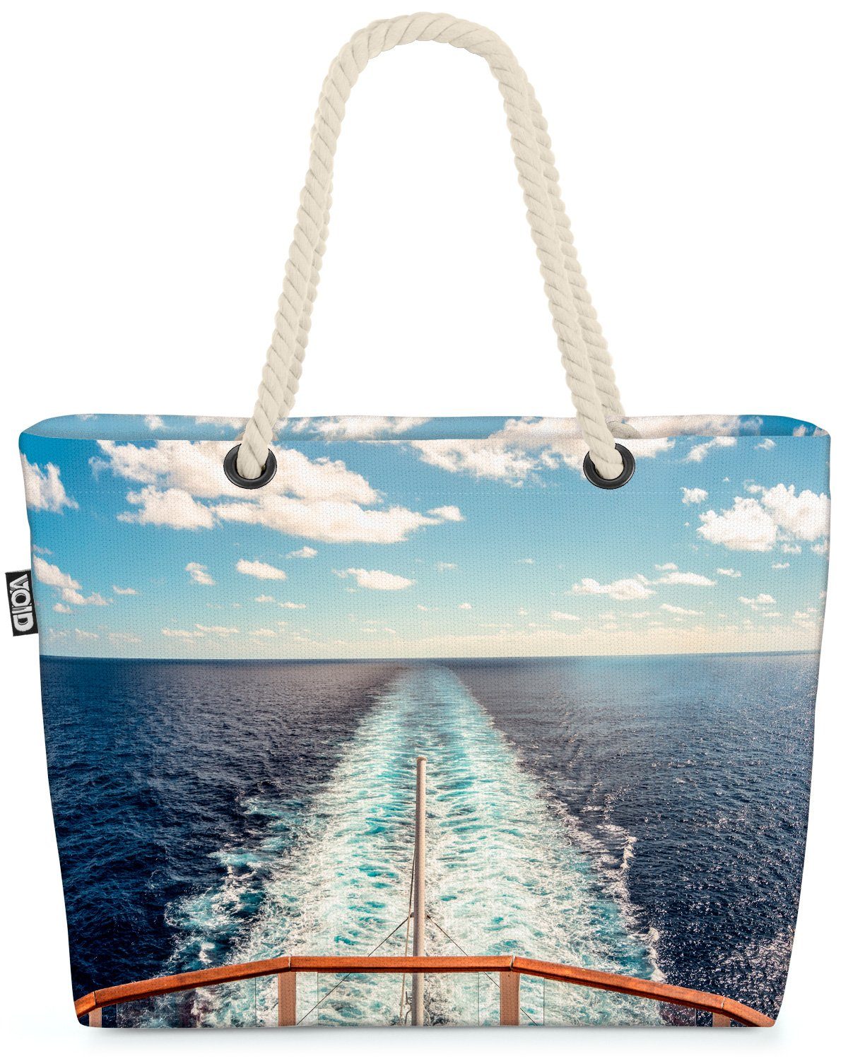 VOID Strandtasche (1-tlg), Urlaub Kreuzfahrt Meer Reisen Kreuzfahrt Kreuzfahrtschiff Meer Urlaub