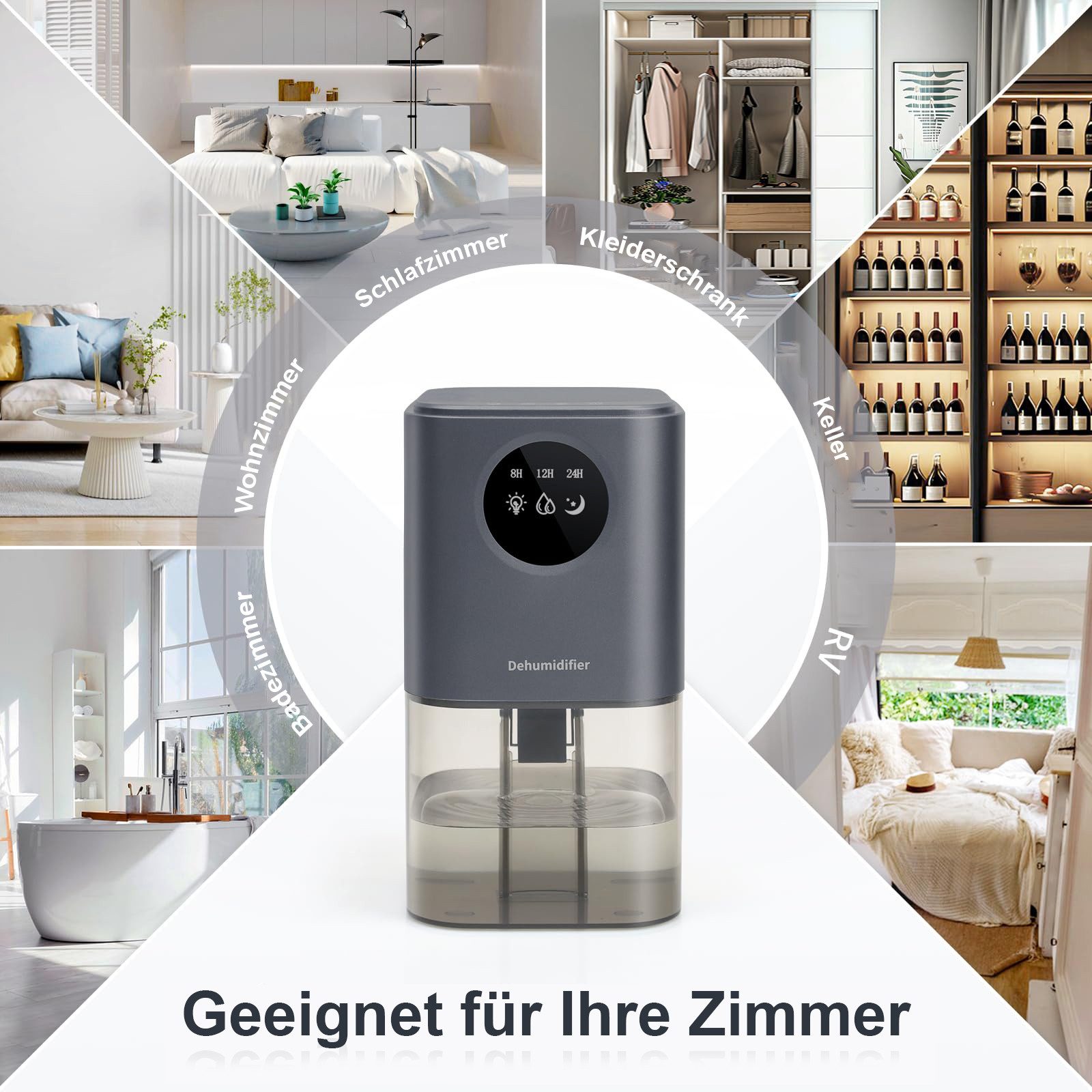 OKWISH Luftentfeuchter Raumluftentfeuchter Entfeuchtungsgerät Mini-Luftentf günstig online kaufen
