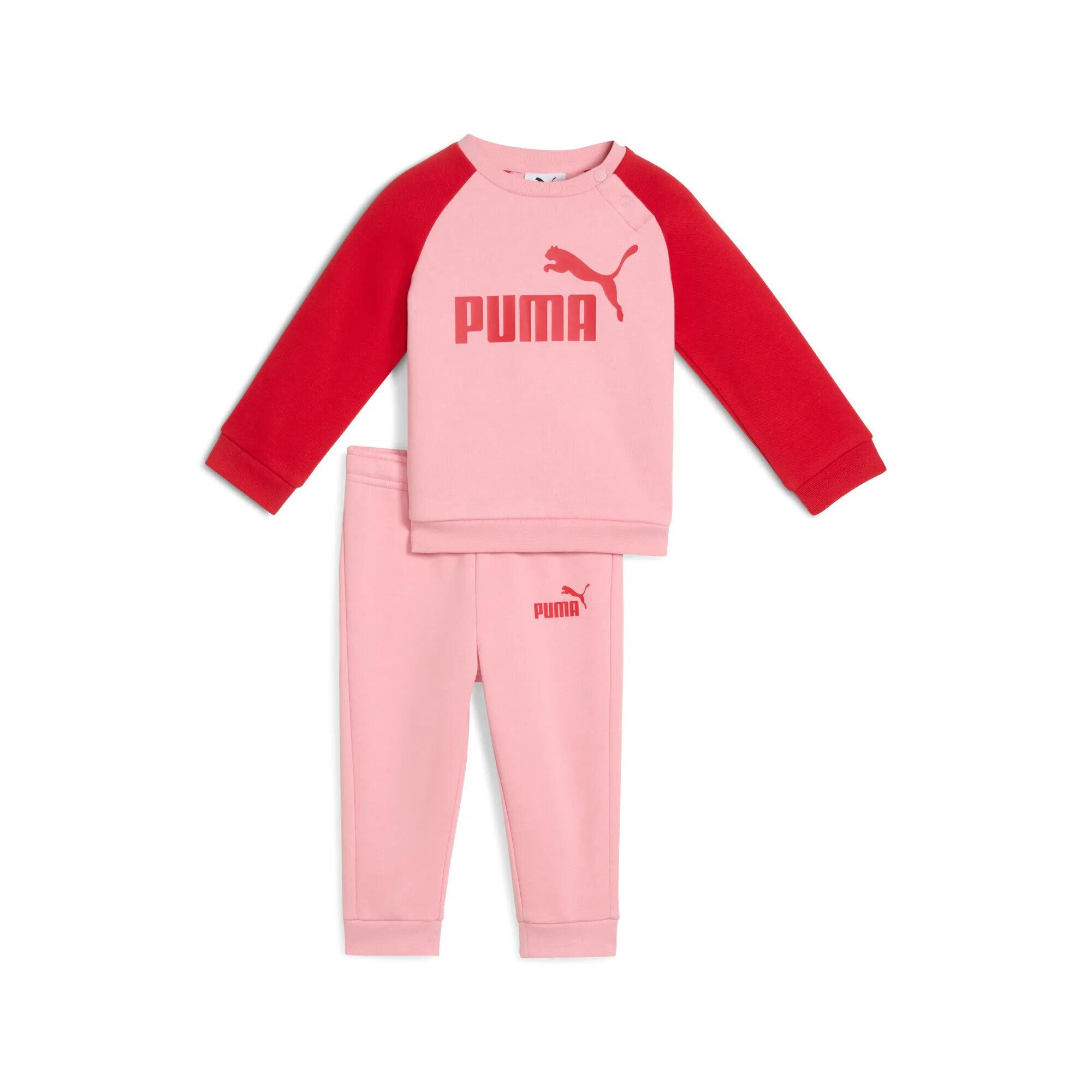PUMA Trainingsanzug Puma Baby Jogginganzug Minicats ESS Raglan Crew Set FL INF 686281