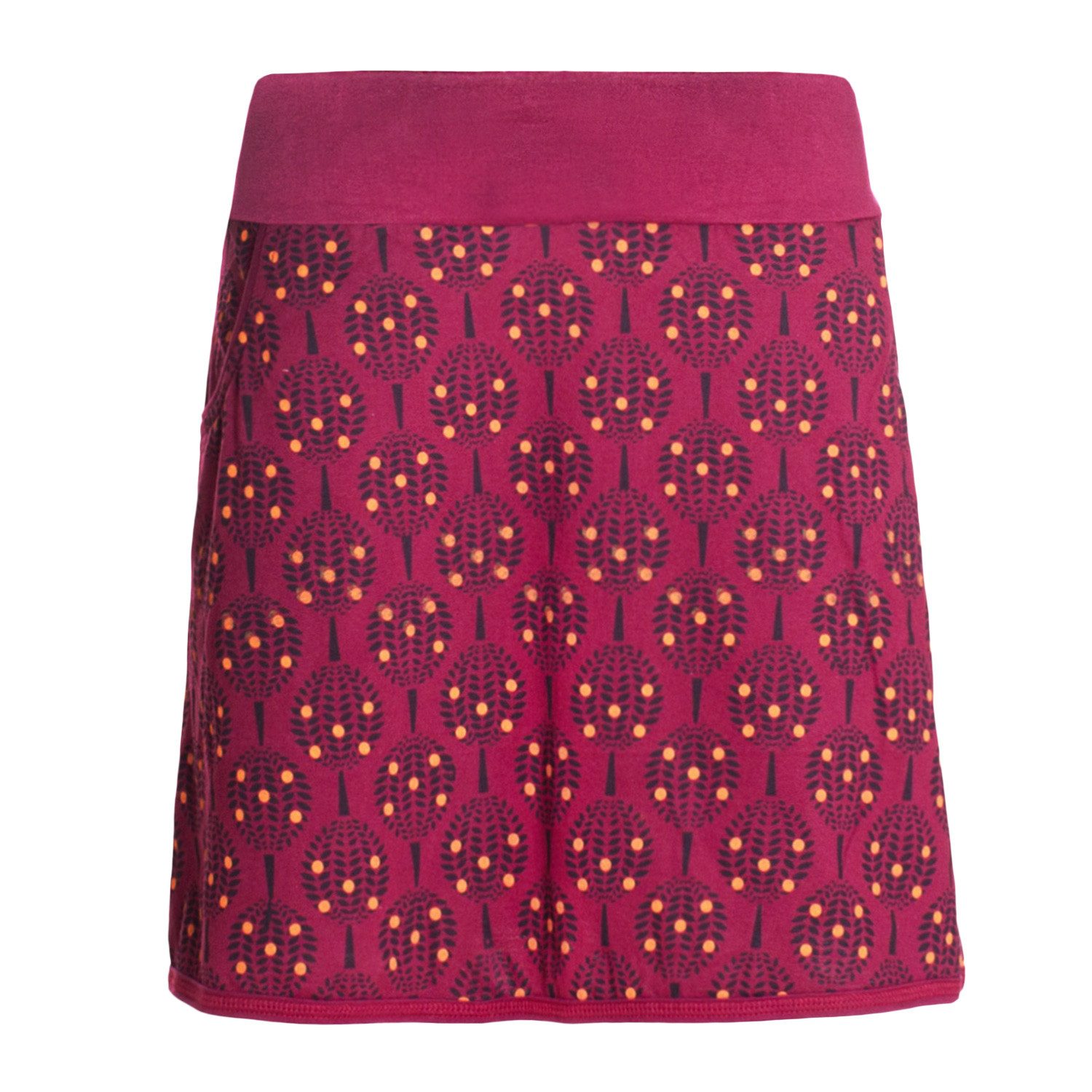Vishes Minirock Damen Mini-Rock Baumwolle Blumen-Muster günstig online kaufen