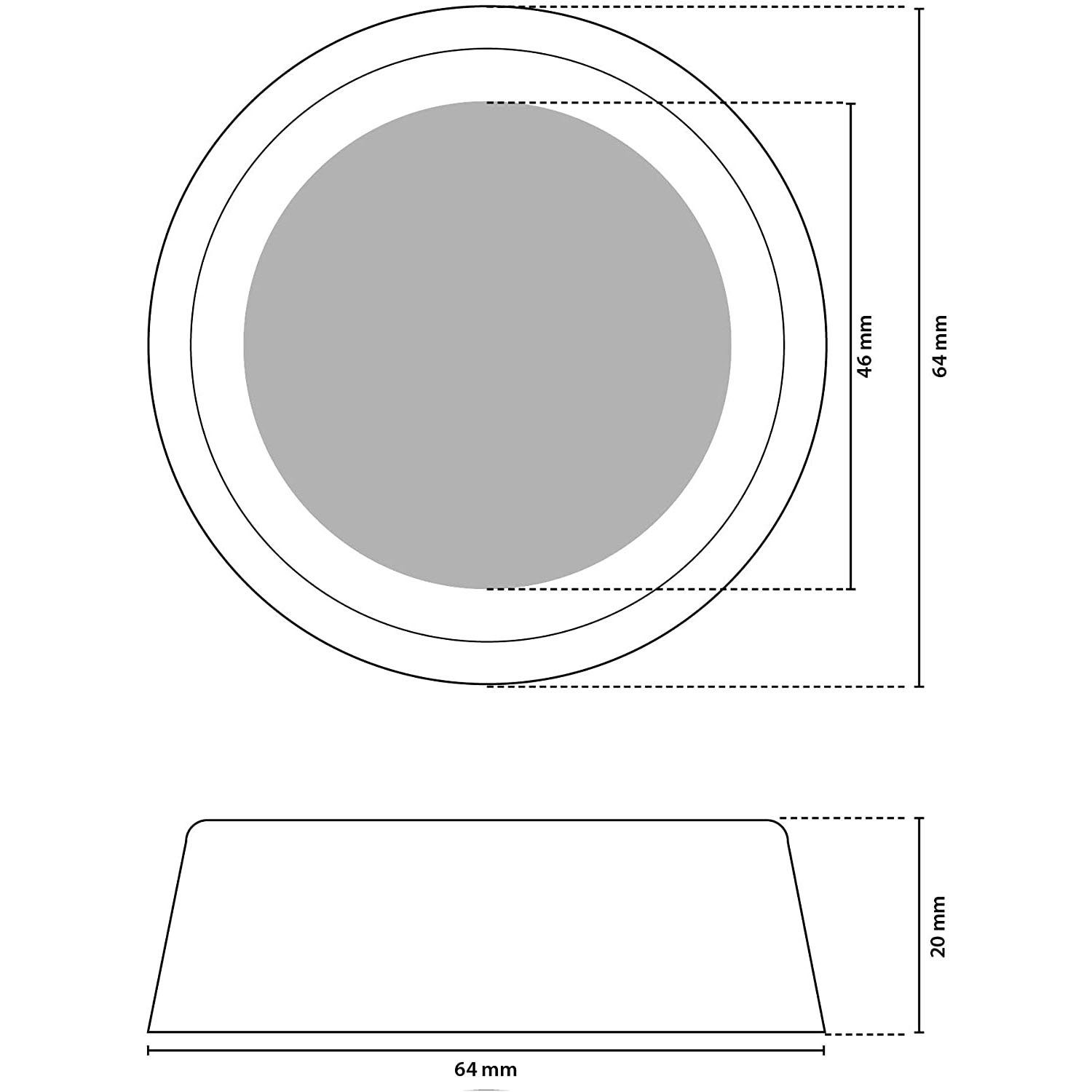 zggzerg Unterlegscheibe Waschmaschinen Schwingungsdämpfer, 8 Material:Vollgummi Stück