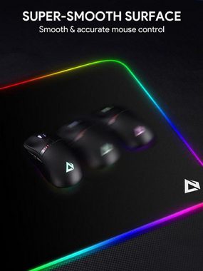 AUKEY Gaming Mauspad KM-P7, RGB Gaming Mauspad Extended Soft Led