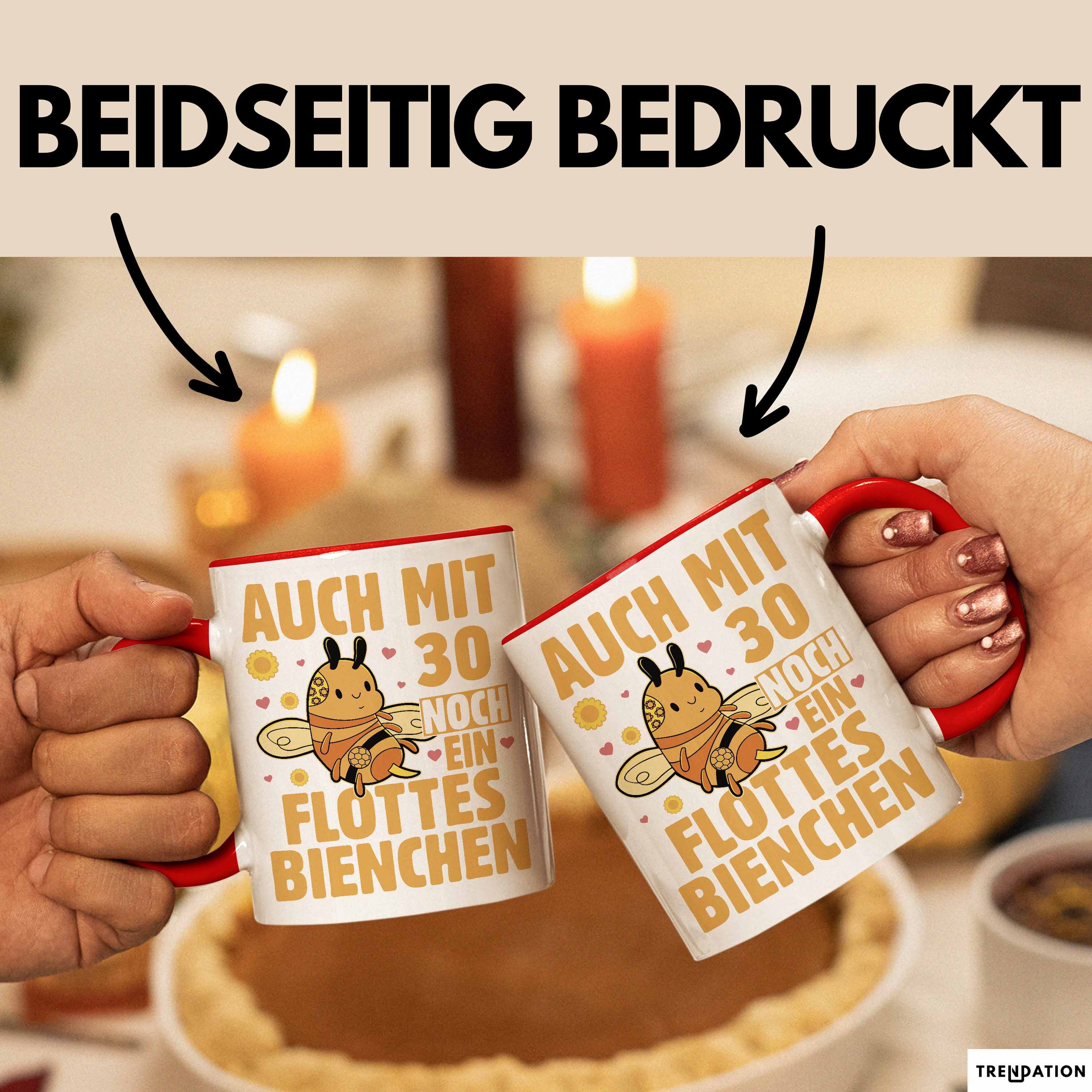 Trendation Tasse 30. Geburtstag Tasse Geschenk Frauen Mutter Lustig Auch mit 30 Noch