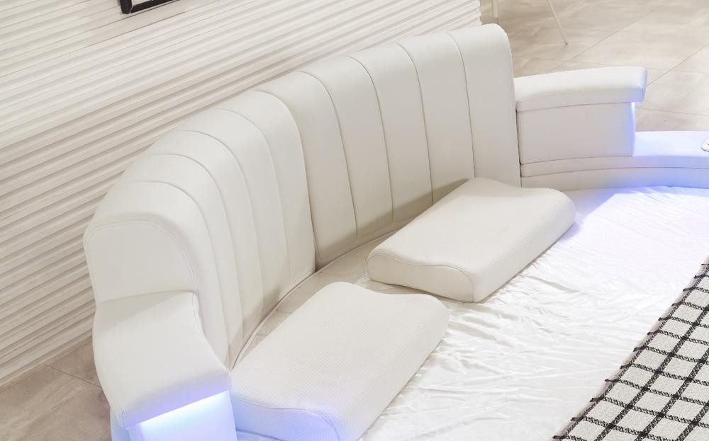 Xlmoebel Rundbett Luxus Rundbett mit elegantem Design und hochwertiger Verarbeitung (Bett, 1-tlg., Bett), Hergestellt in Europa