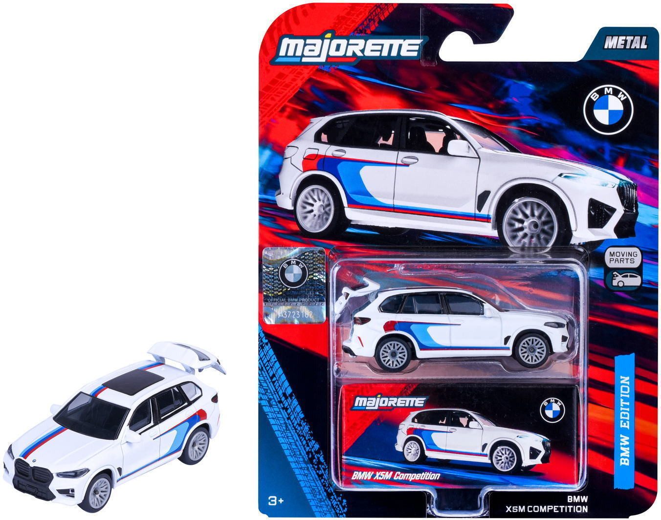 majORETTE Spielzeug-Auto Spielzeugauto Deluxe BMW X5M Competition 7,5 cm 8502101003Q01 von Majorette