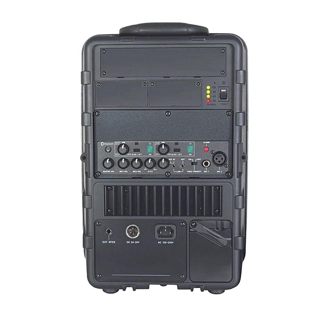 Lautsprecher Portable-Lautsprecher mit W) Mipro MA-505R2 Handsender-Mikrofon (Bluetooth, Audio 100