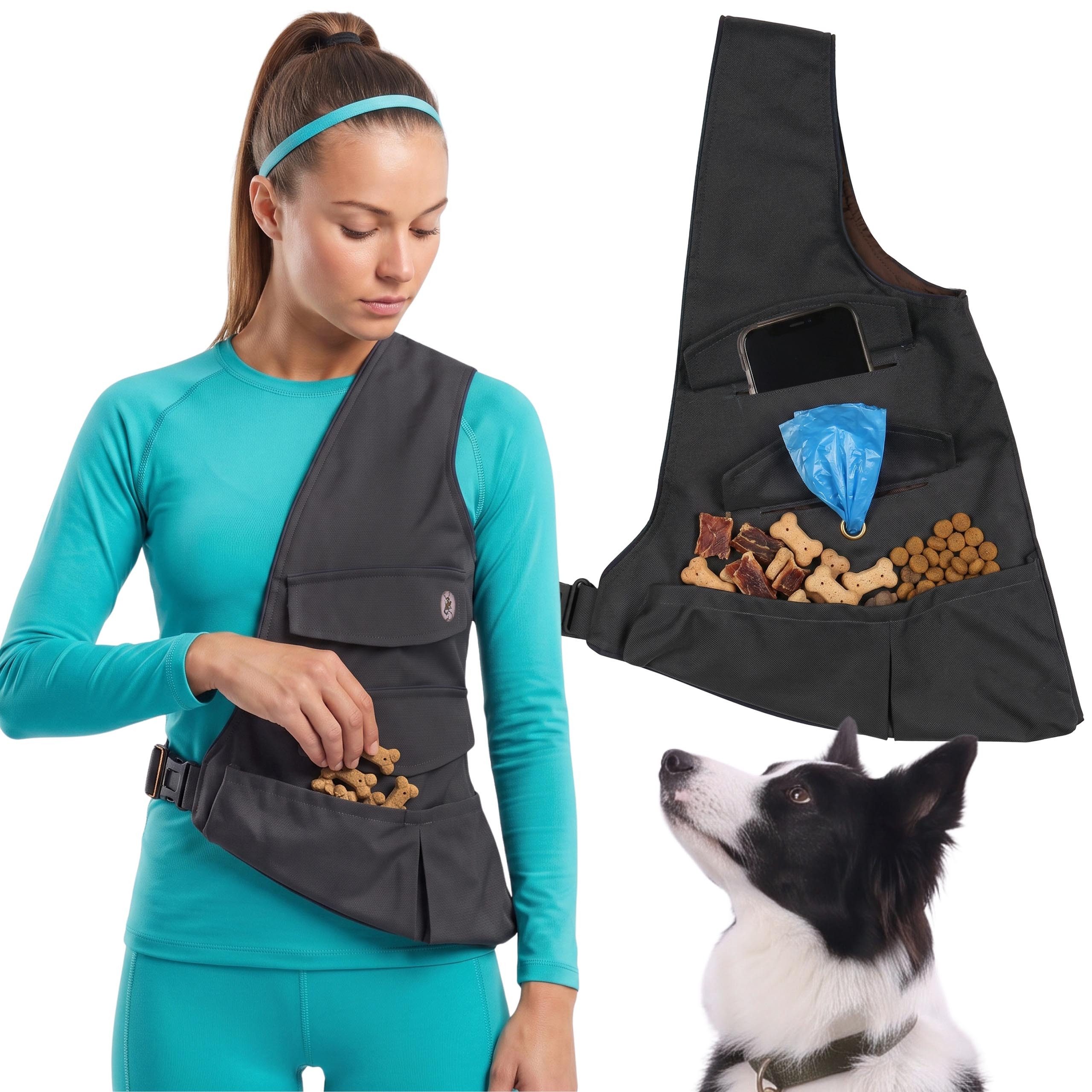 Sarcia.eu Funktionsweste Trainingsweste für Hunde, Spaziergangsweste für das Hundetraining