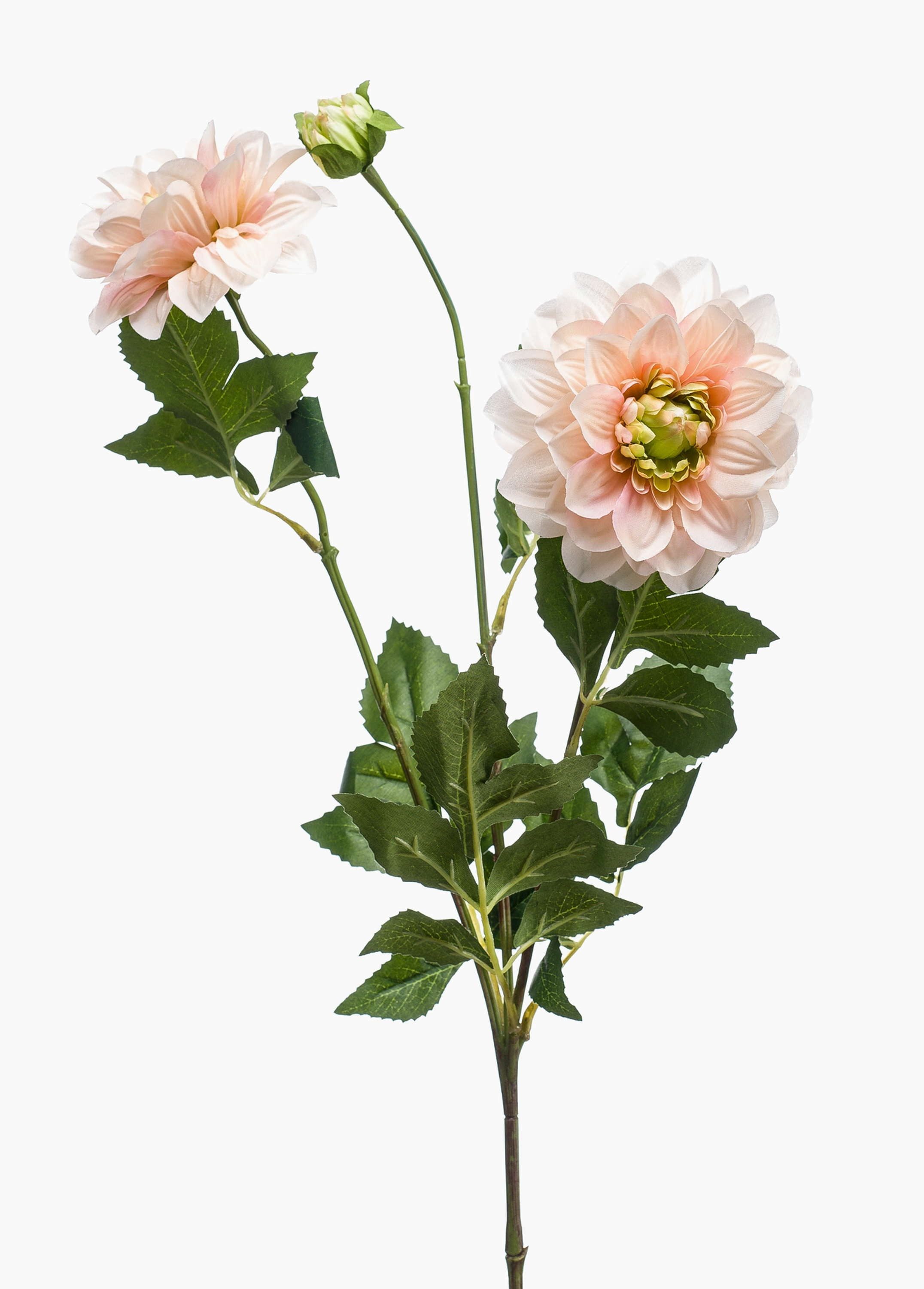 Kunstzweig Dahlie Kunstblume GRISSO, rosa, 70cm Dahlie, artplants, Höhe 70.0 cm