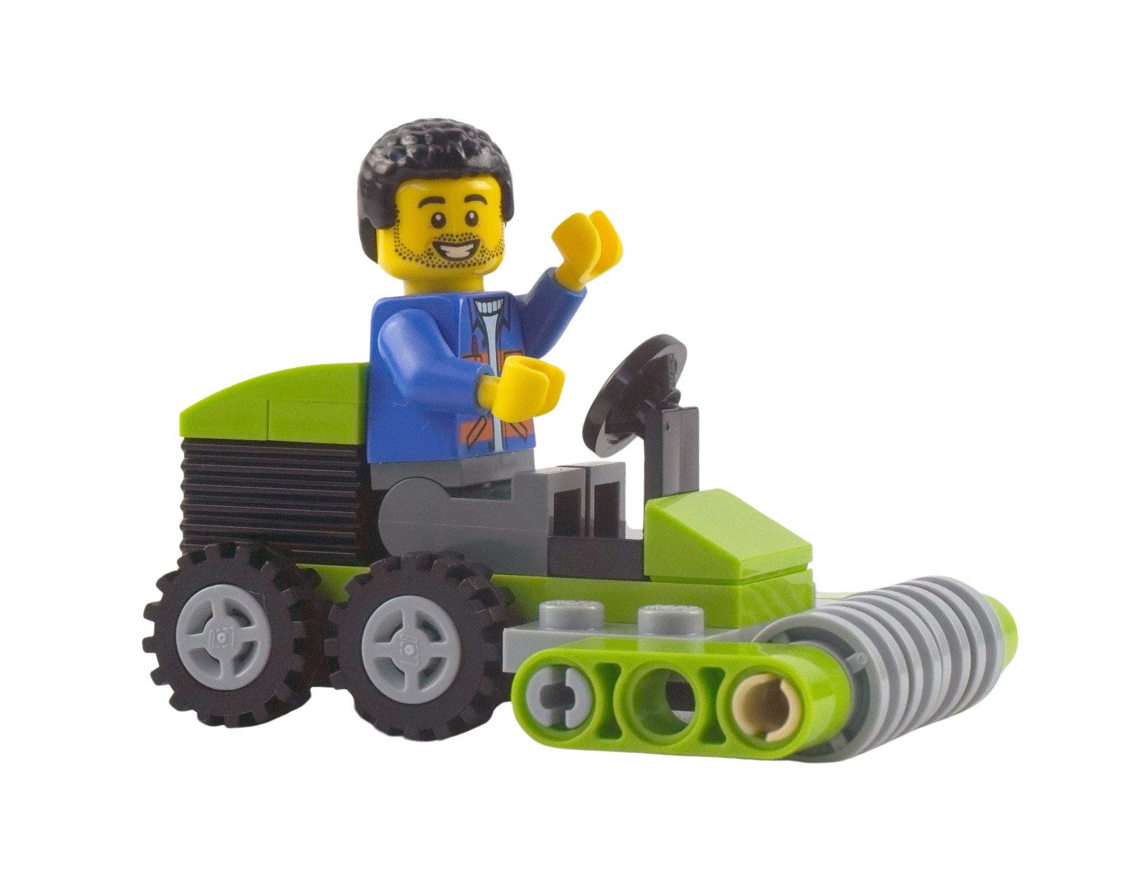 LEGO® LEGO Minifigur City Arbeiter Rasenmäher günstig online kaufen