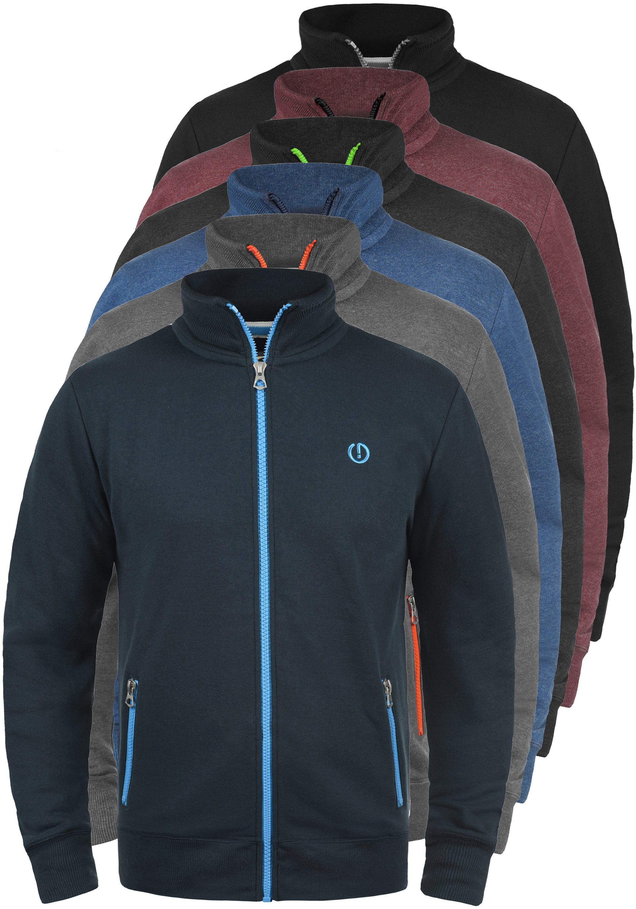 !Solid Sweatjacke SDBennTrack Sweatshirtjacke mit Stehkragen