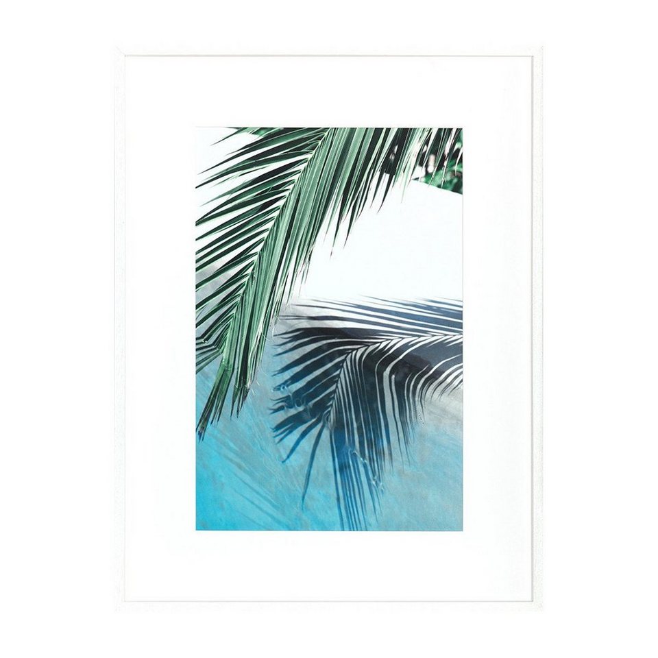 Ablo-Blommaert Wandbild Wandbild Poolside Palm Reflection