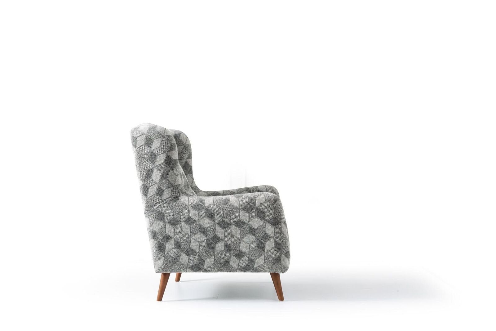 1 Sessel Sessel), 1x Textil Europa Sessel Sitzer (1-St., Dreisitzer Polster Luxus Sessel Made in Modern JVmoebel Möbel