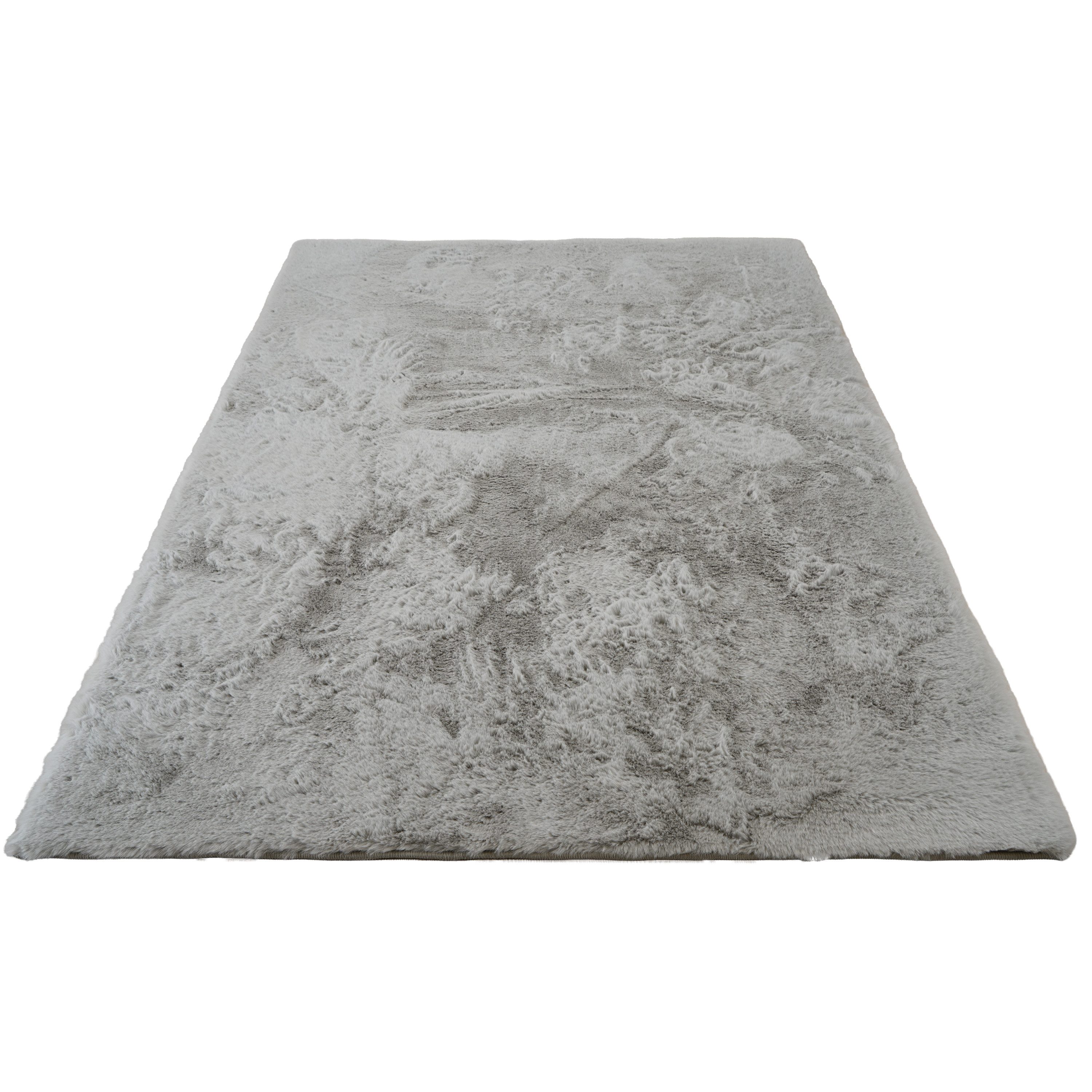 Consilio Concept Fellteppich Teppich Hasenfell Imitat CLOUD Fell Hochflor rechteckig Höhe: 39 mm, Rechteckig