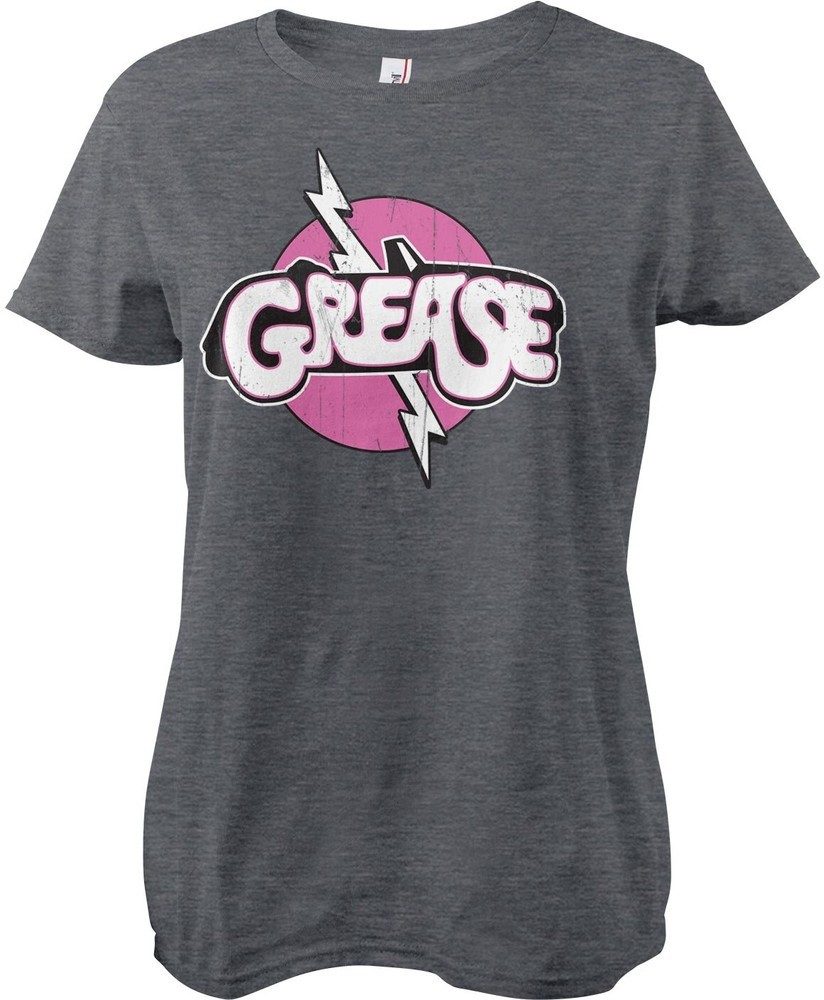 Grease T-Shirt Lightning Logo Girly Tee