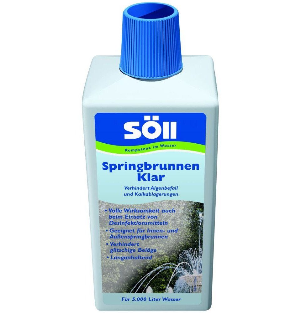Teichpflege Söll Springbrunnen Klar 500 ml