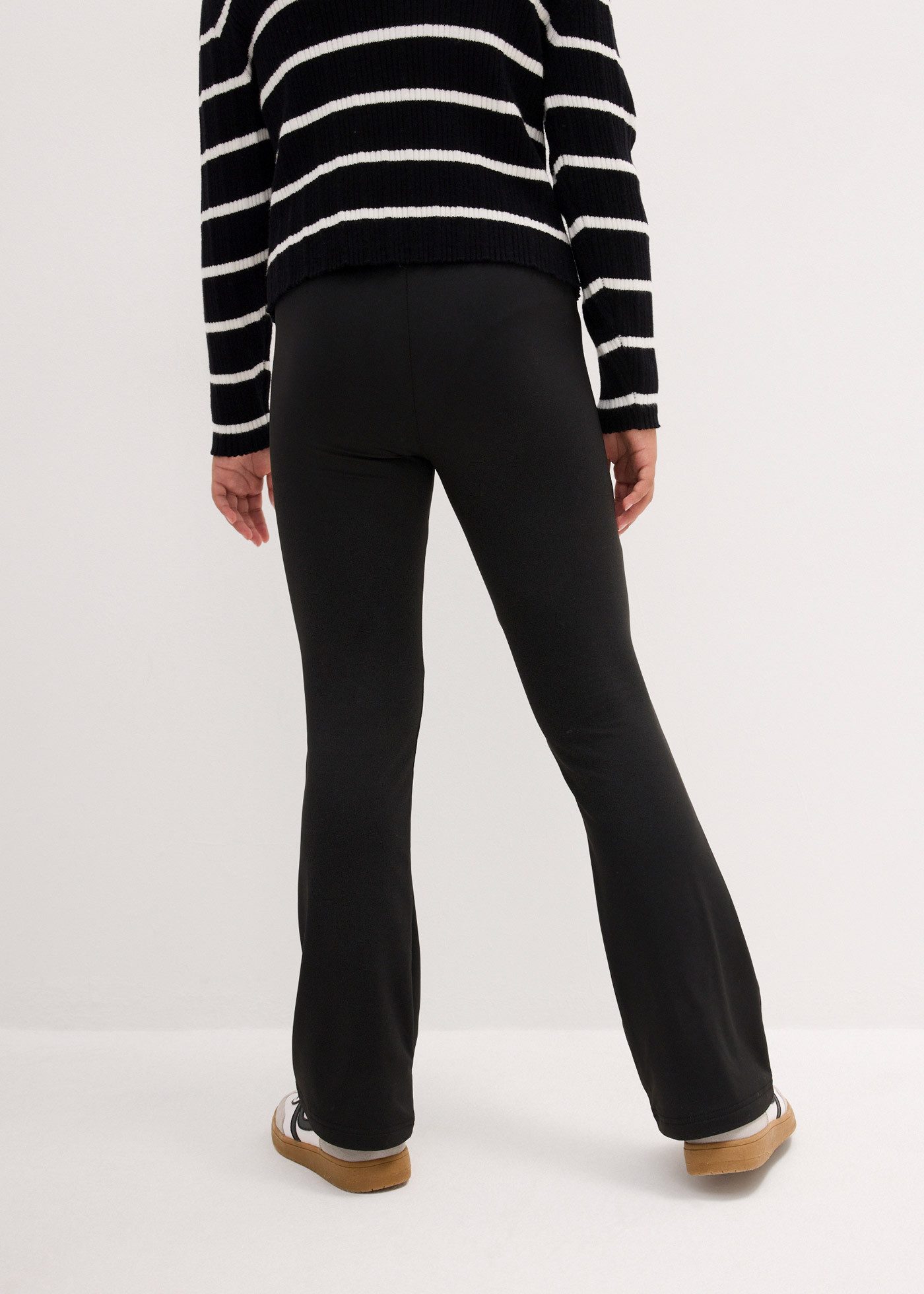 bonprix Jerseyhose mit angerauter Innenseite, mit Gummizug, ausgestellte Passform