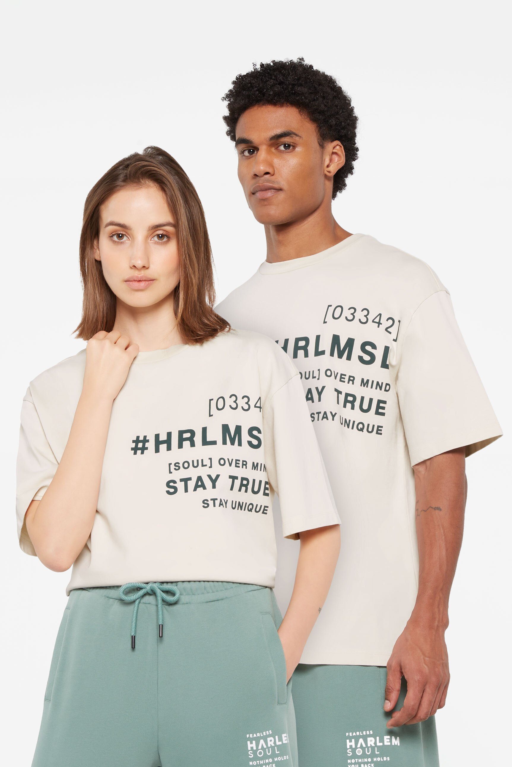 Harlem Soul Rundhalsshirt mit Logodruck | T-Shirts