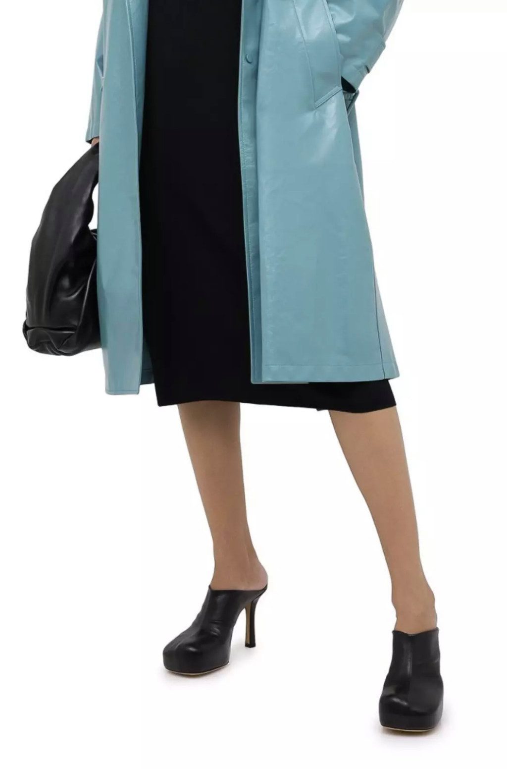 BOTTEGA VENETA Bv Bold Dot Heels Pumps Schuhe Mules traditionelles italienisches Handwerk mit moderner Formsprache