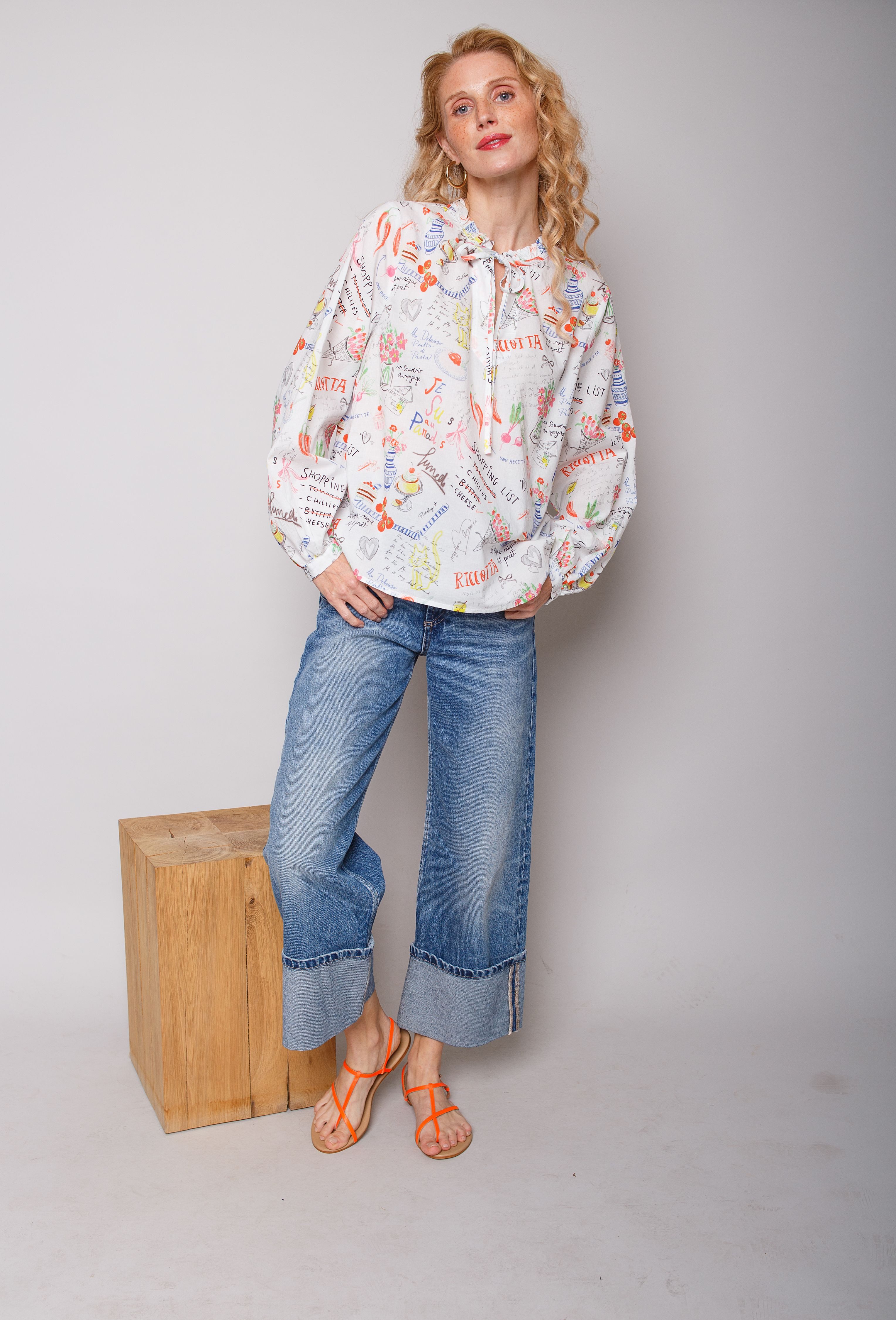 Emily Van Den Bergh Langarmbluse